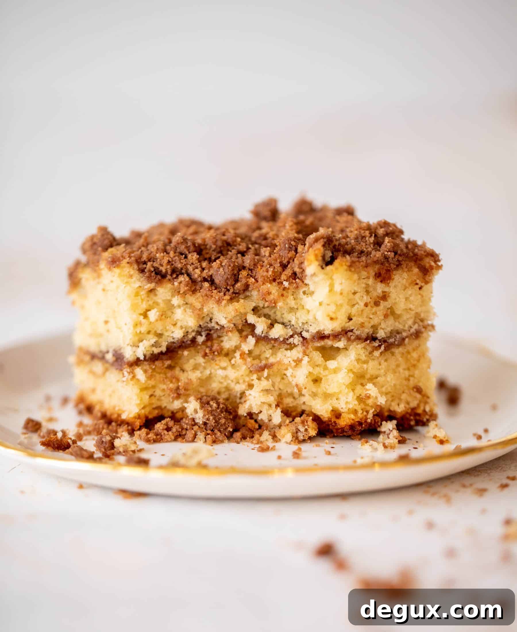 Greek Yogurt Sheet Pan Coffee Cake with Honey Glaze 8 greek yogurt coffee cake