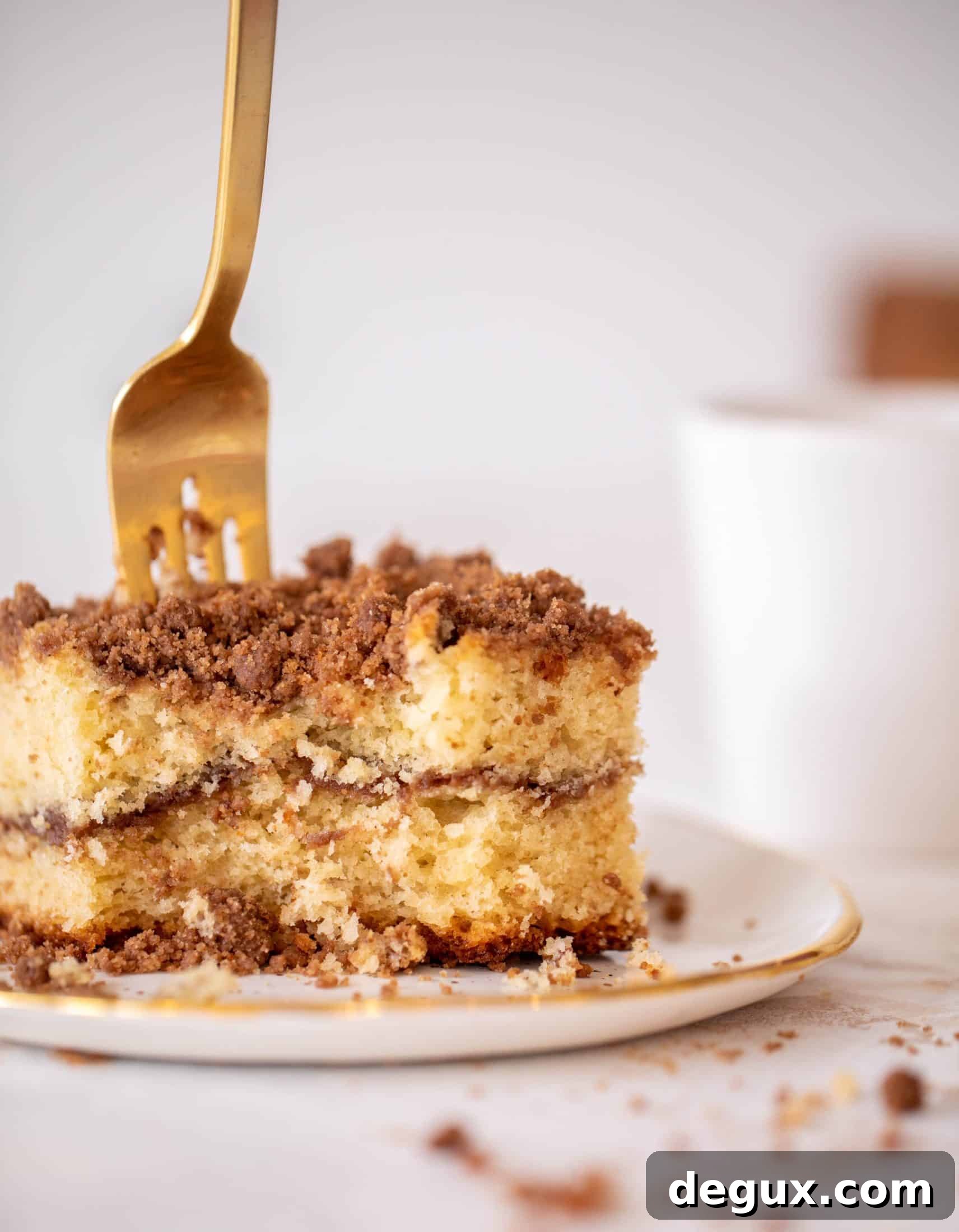 Greek Yogurt Sheet Pan Coffee Cake with Honey Glaze 9 greek yogurt coffee cake