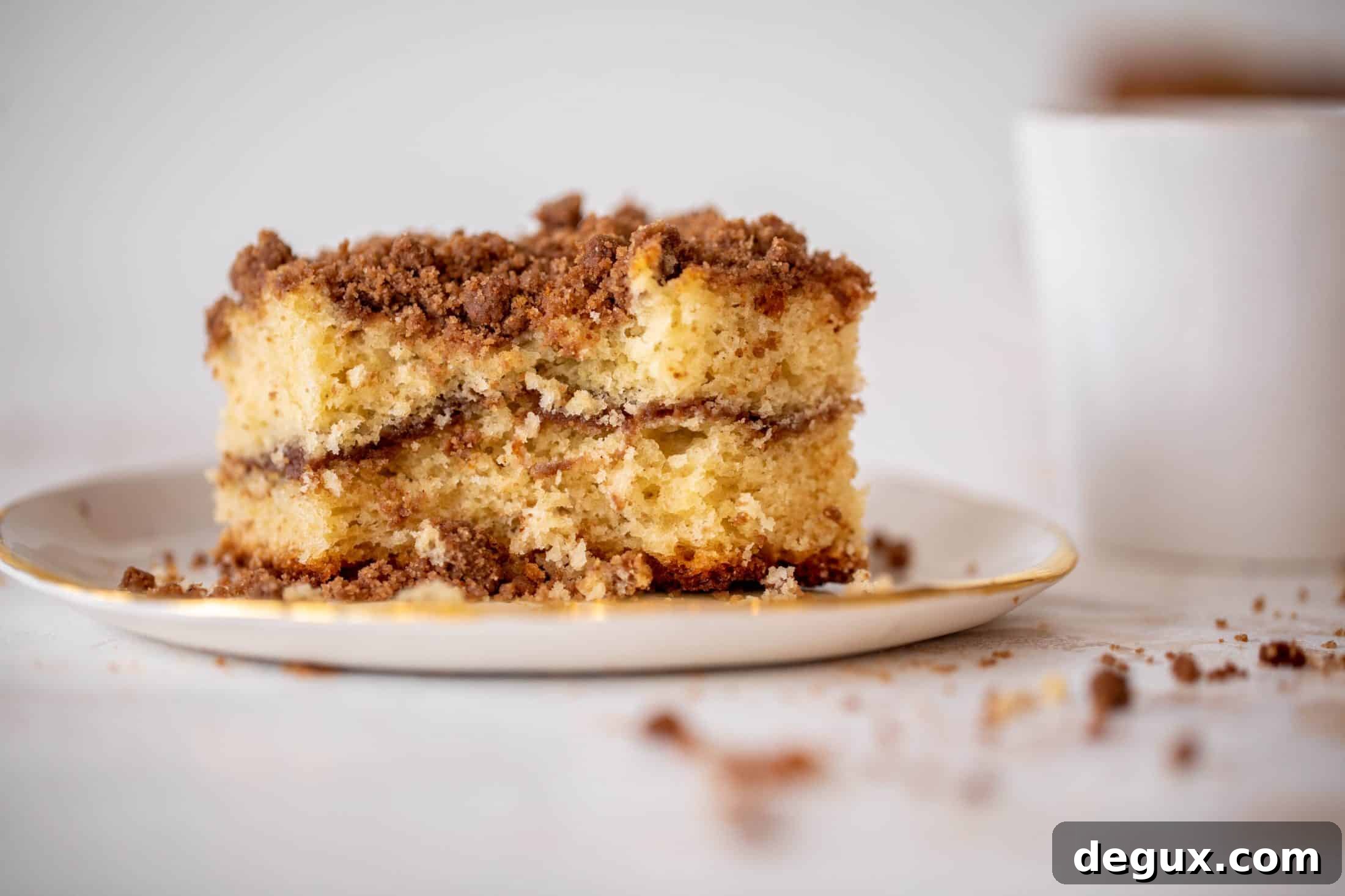 Greek Yogurt Sheet Pan Coffee Cake with Honey Glaze 10 greek yogurt coffee cake