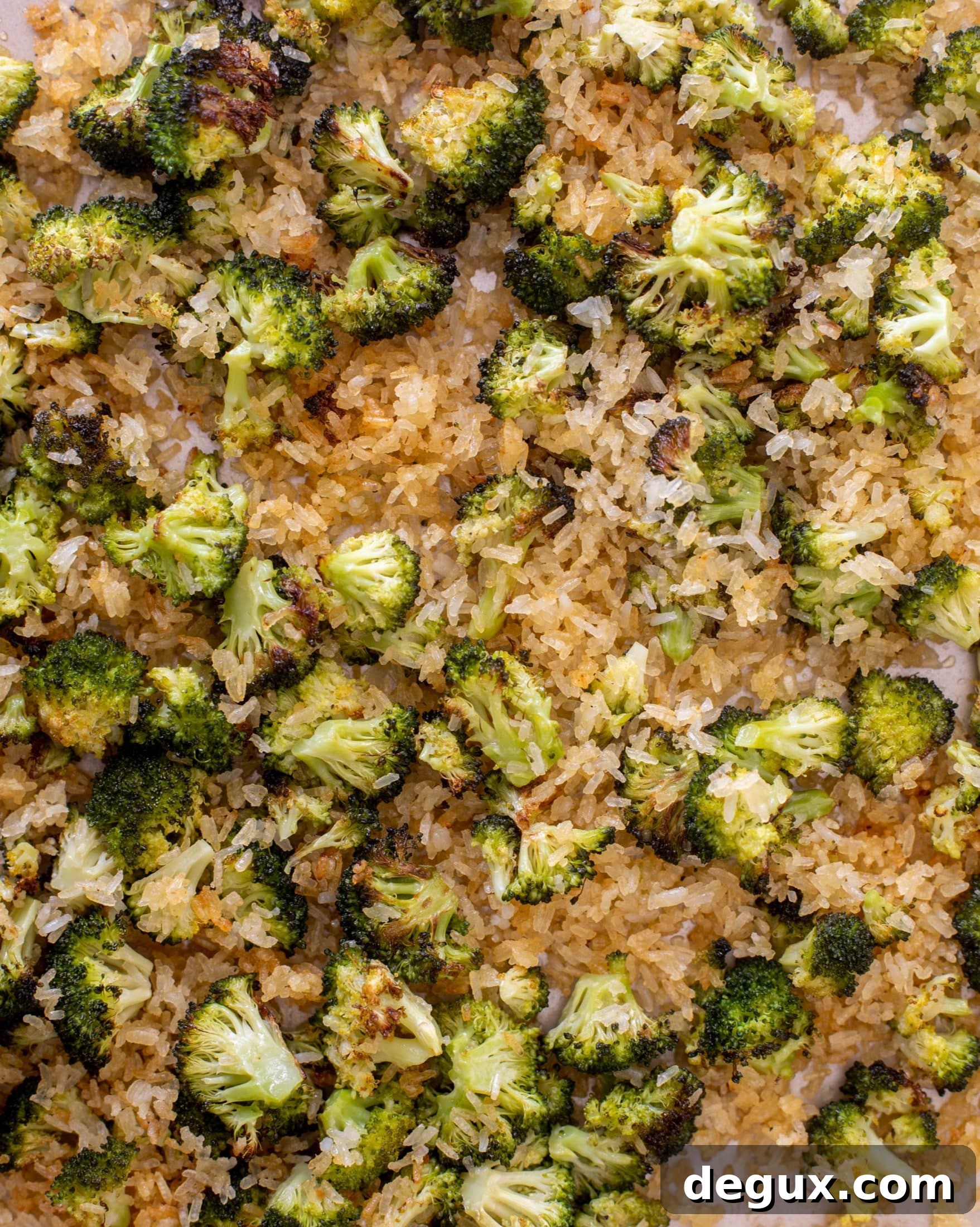 crispy rice broccoli salad