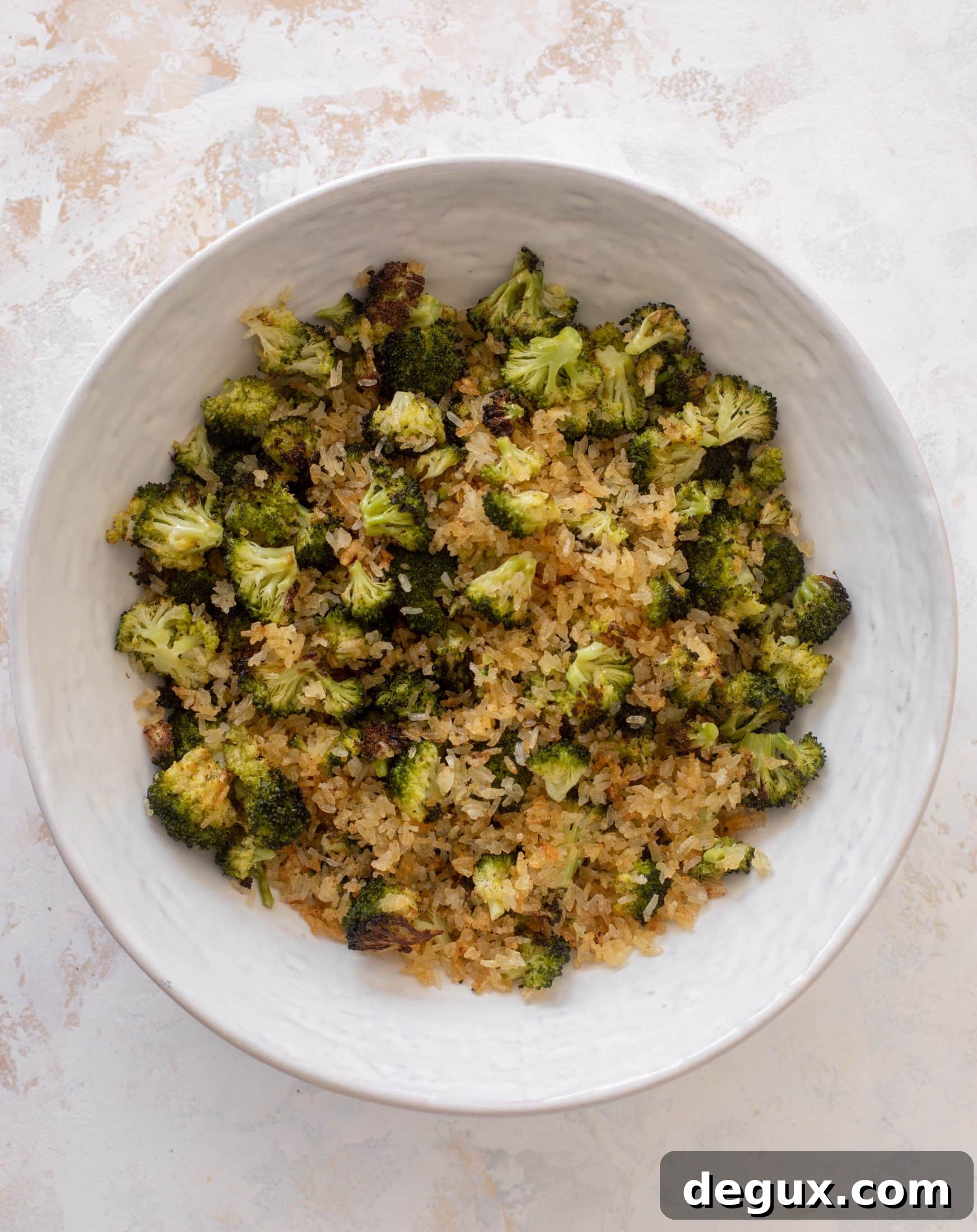 crispy rice broccoli salad