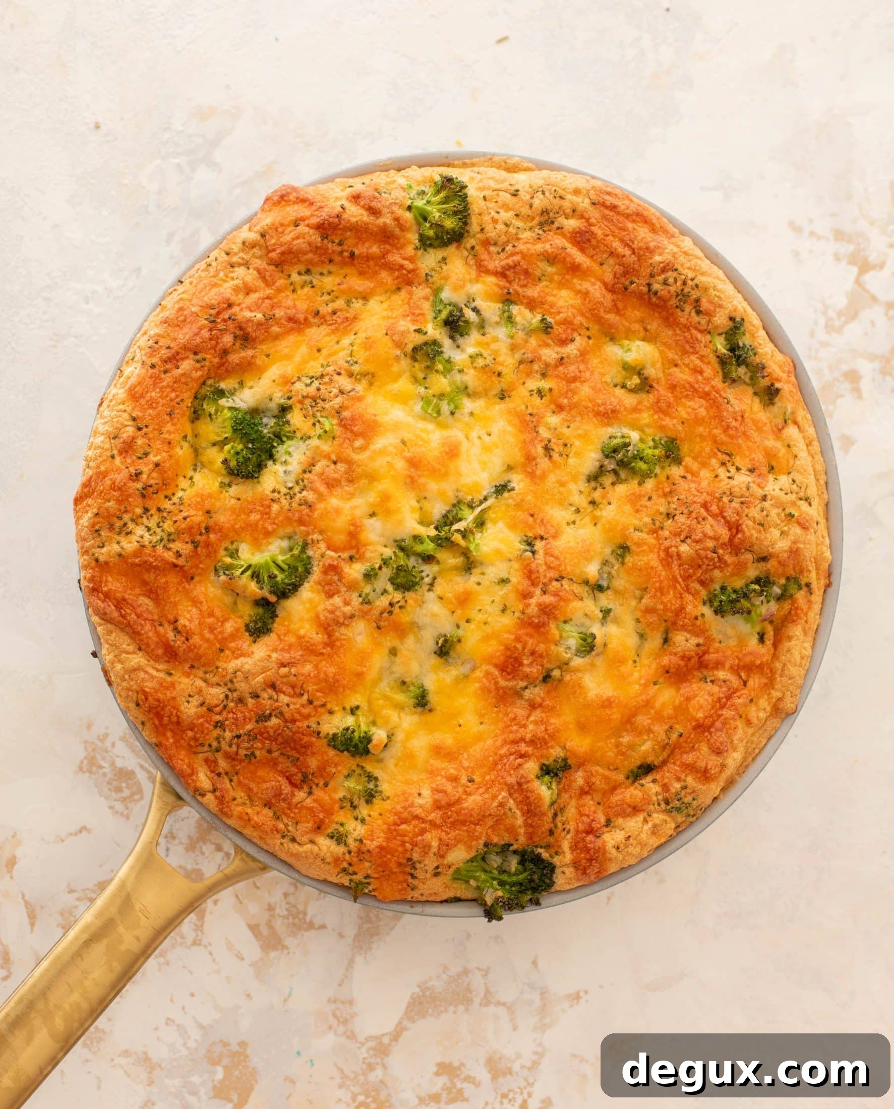 Broccoli and Cheddar Frittata Soufflé Recipe 6 broccoli cheddar frittata souffle