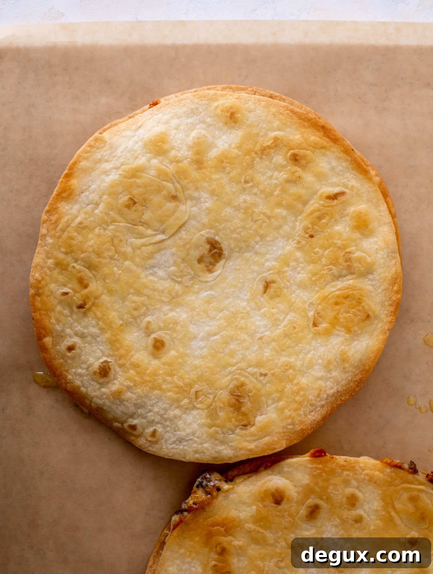 crispy baked cheeseburger quesadillas