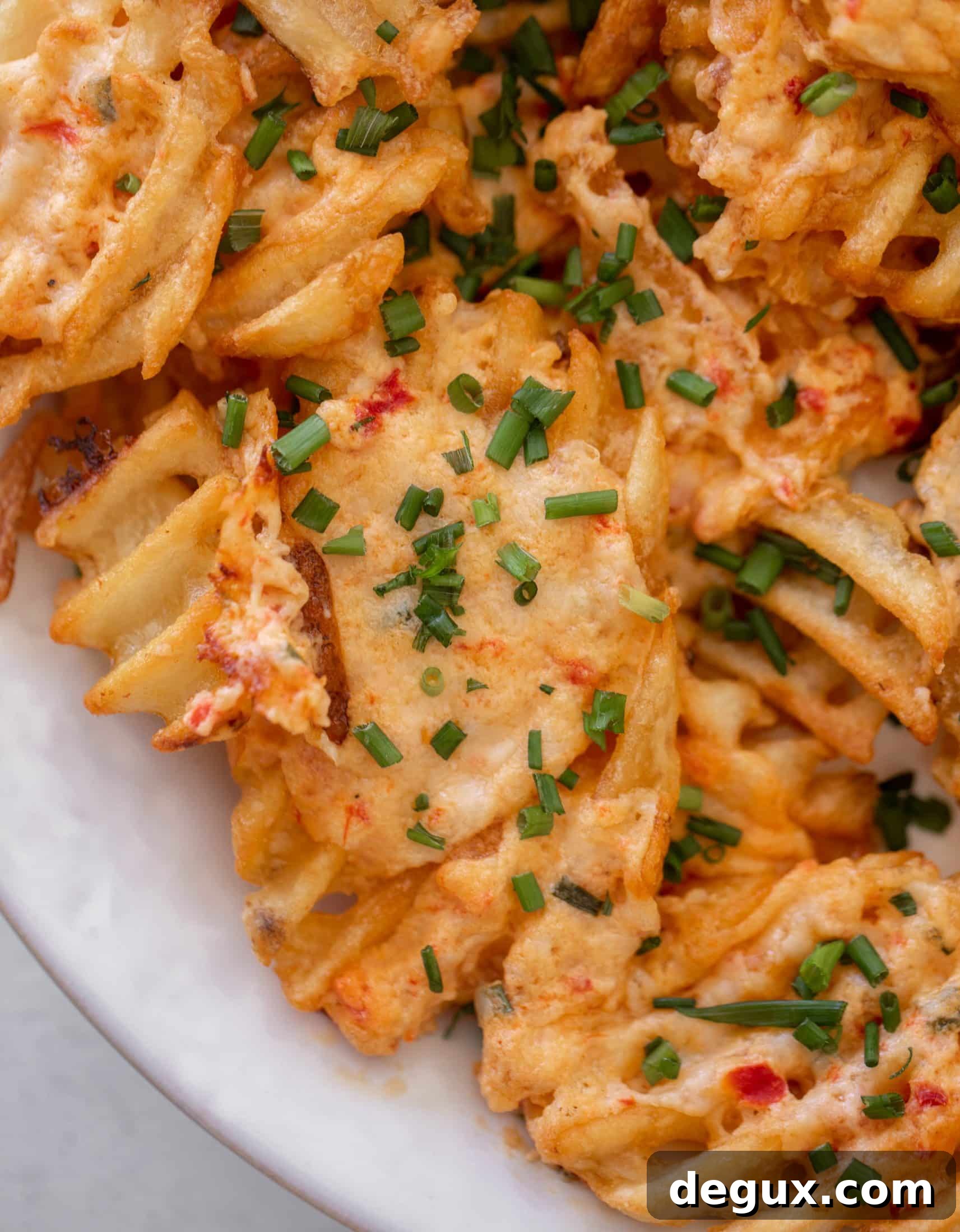 Crispy Pimento Cheese Fries with Spicy Aioli Dip 10 pimento cheese fries