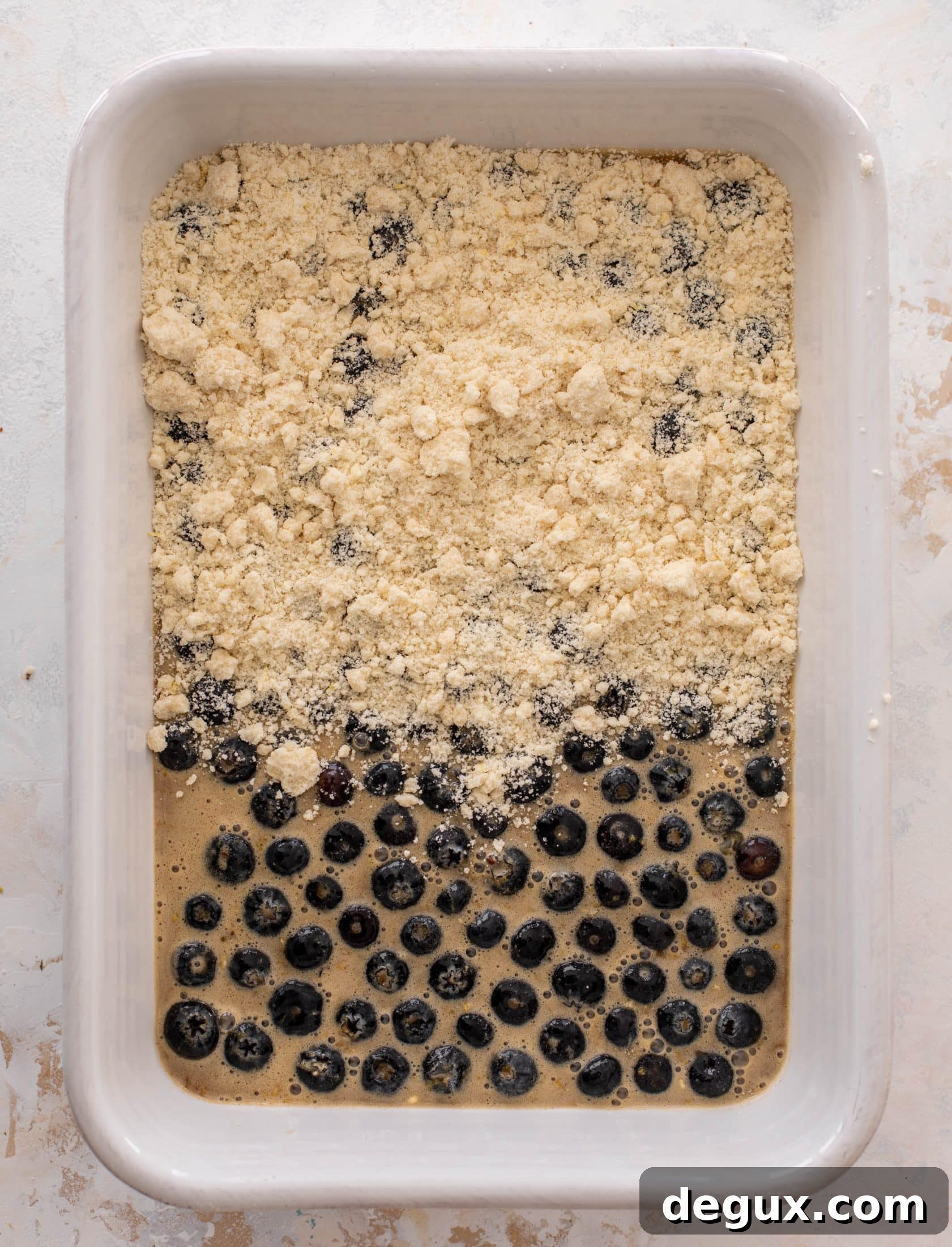 lemon blueberry cobbler bars