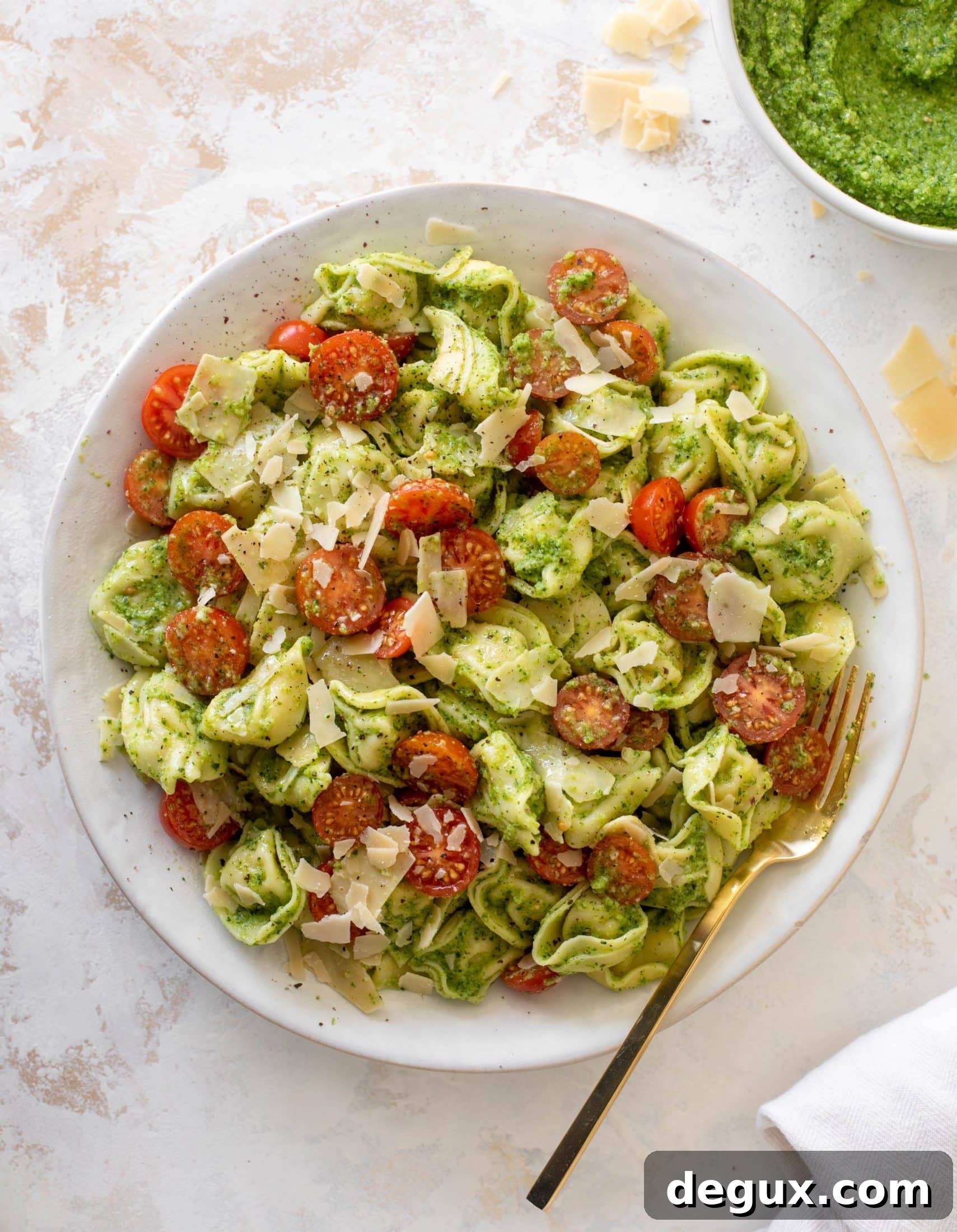 Broccoli Pesto Tortellini Salad Recipe for Summer Meals 9 broccoli pesto tortellini salad