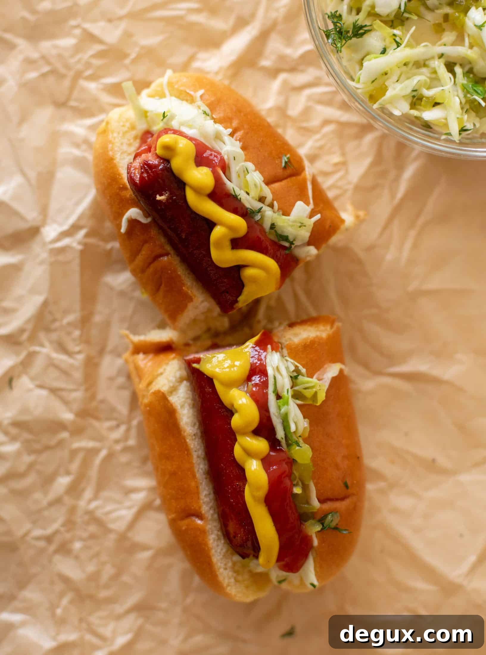 pickle slaw for hot dogs and burgers