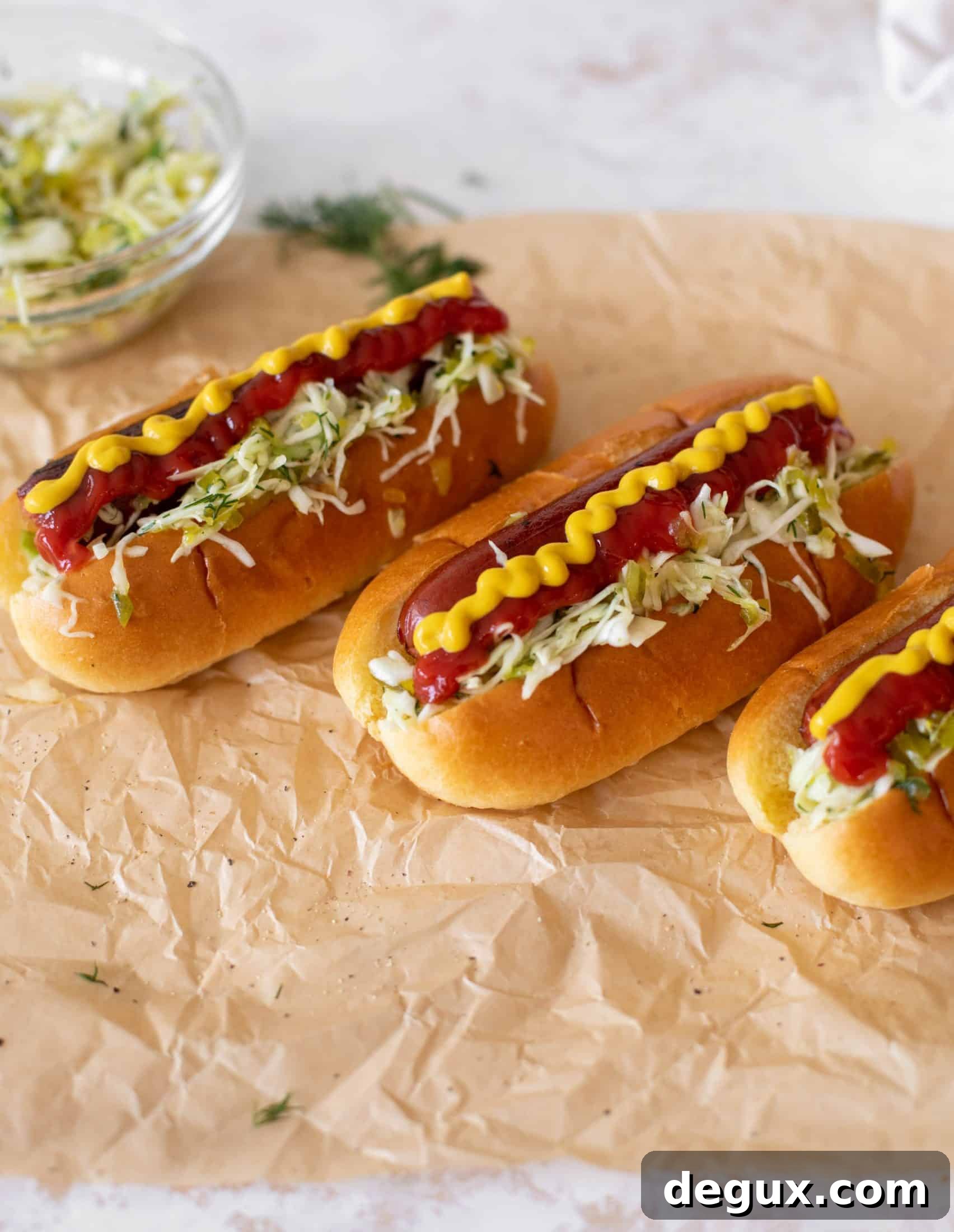 pickle slaw for hot dogs and burgers