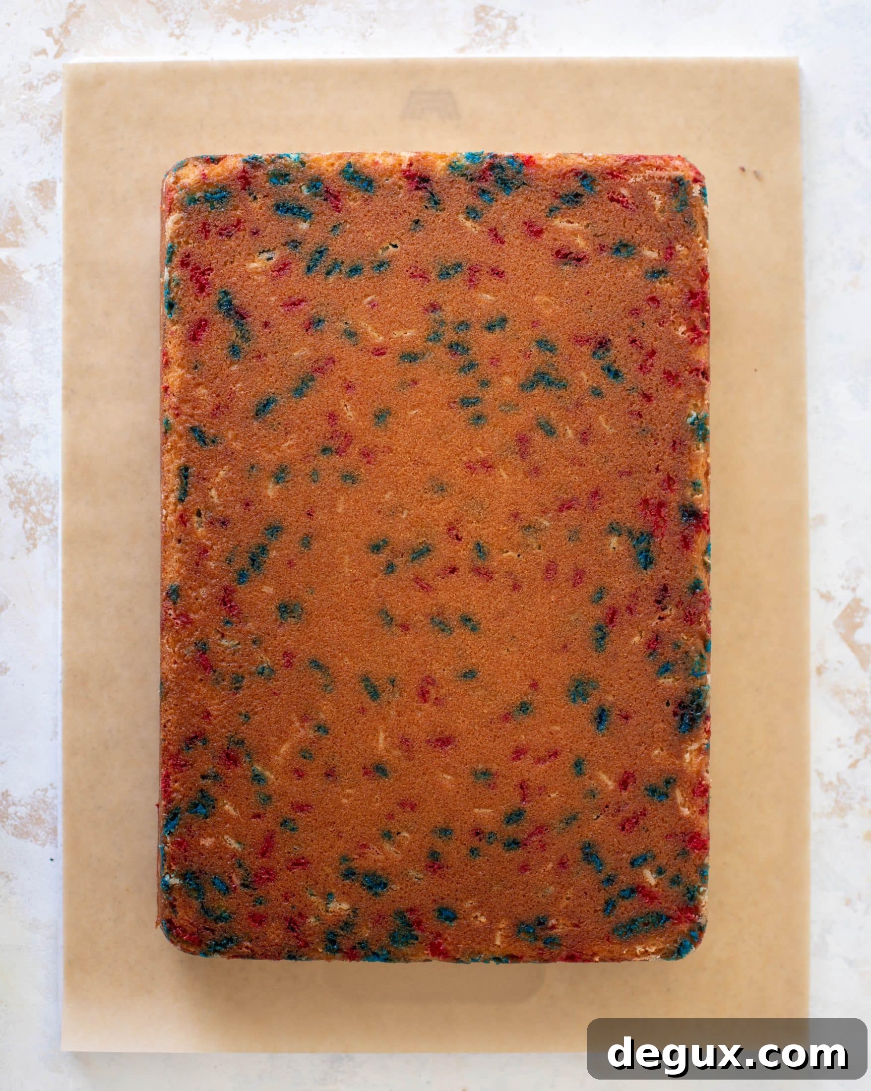 Funfetti Flag Cake Recipe: Patriotic Layer Cake with Sprinkles 6 funfetti flag cake