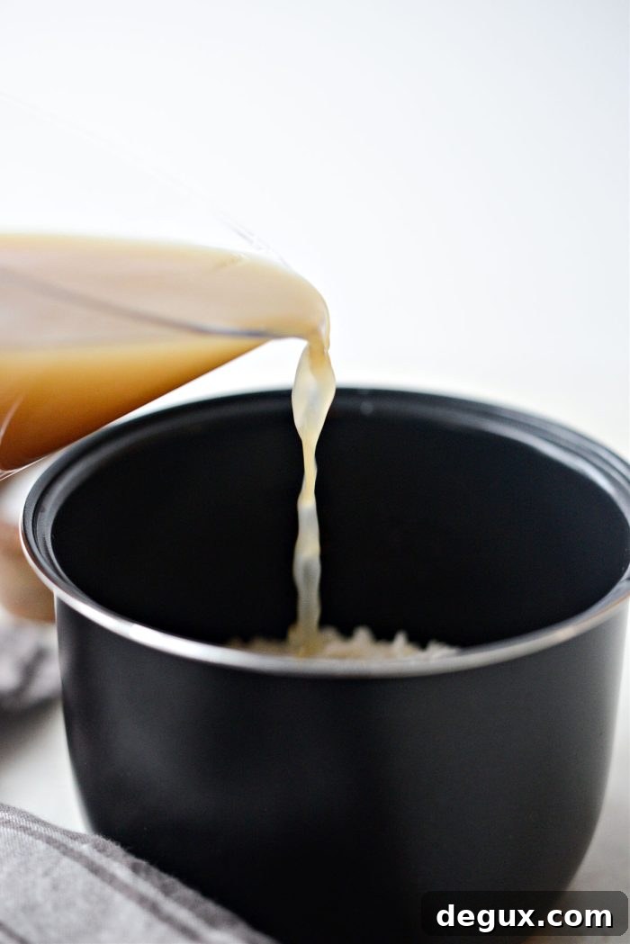High-Protein Rice Bowls for Muscle Growth and Meal Prep 8 pour in bone broth