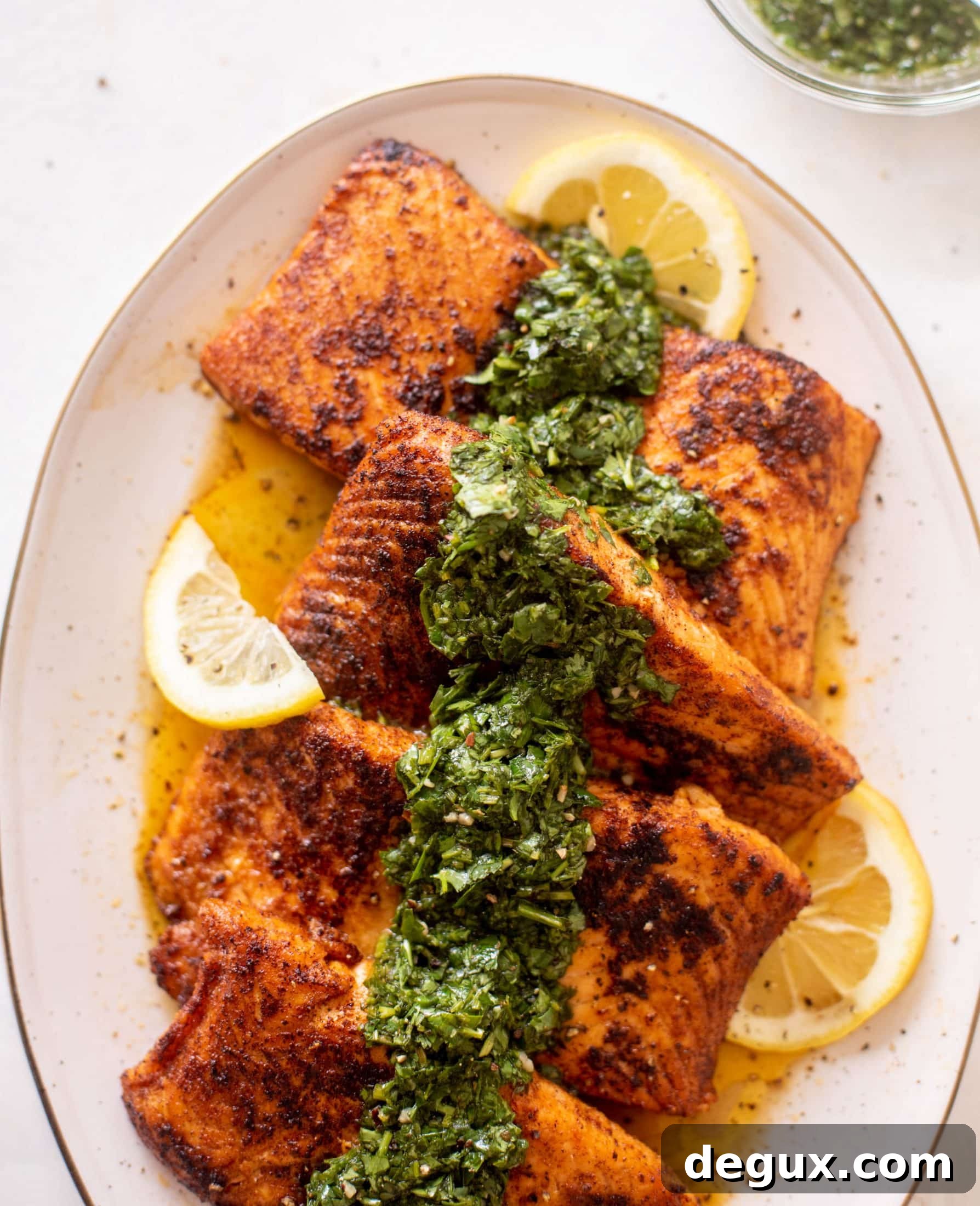 chimichurri salmon