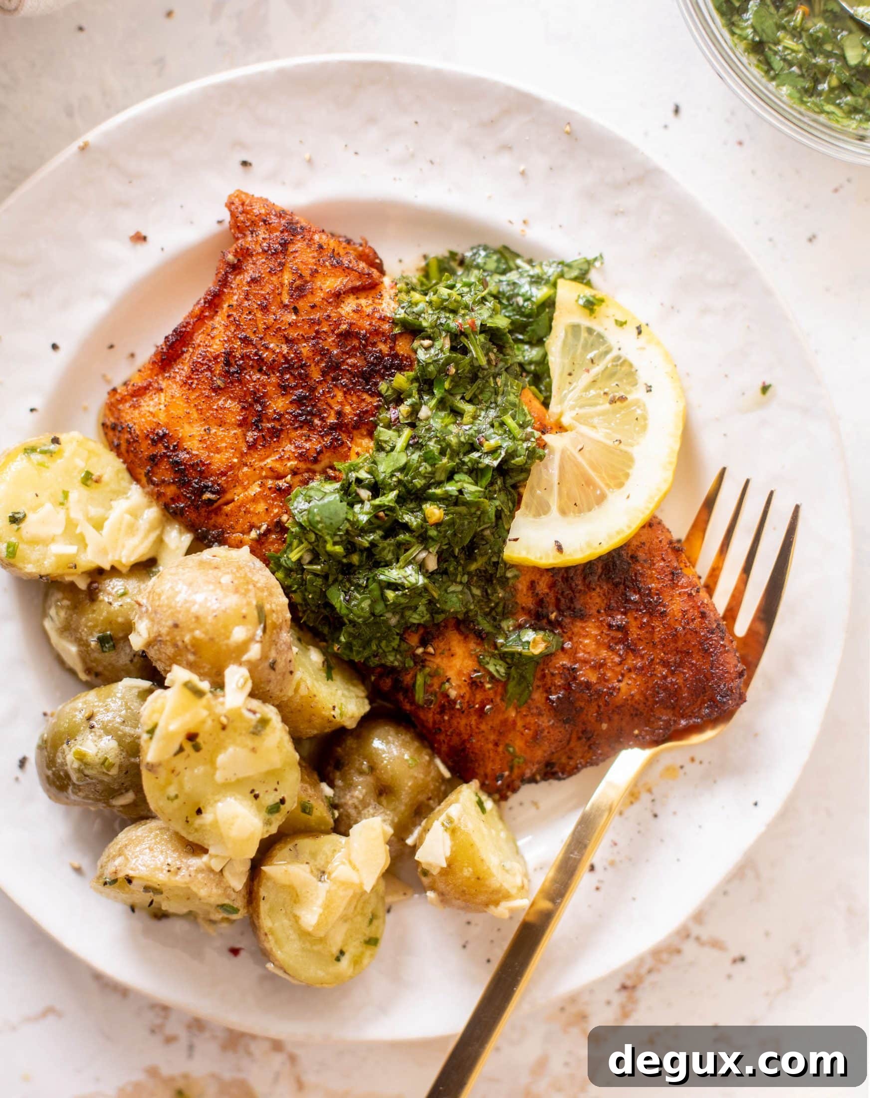 chimichurri salmon