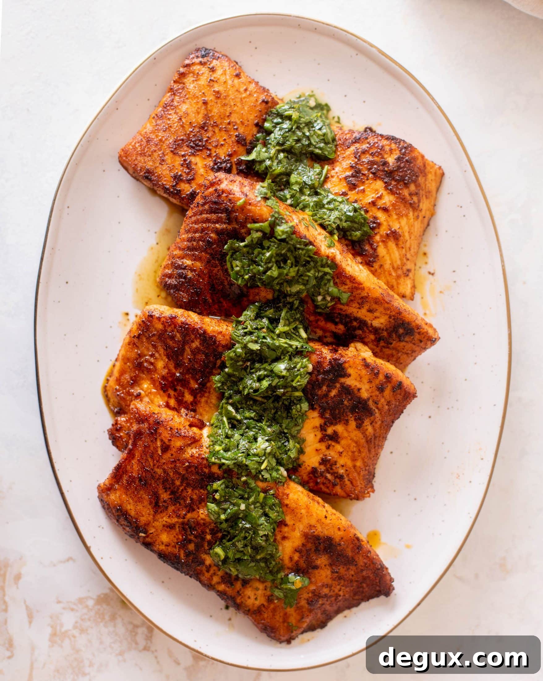 chimichurri salmon