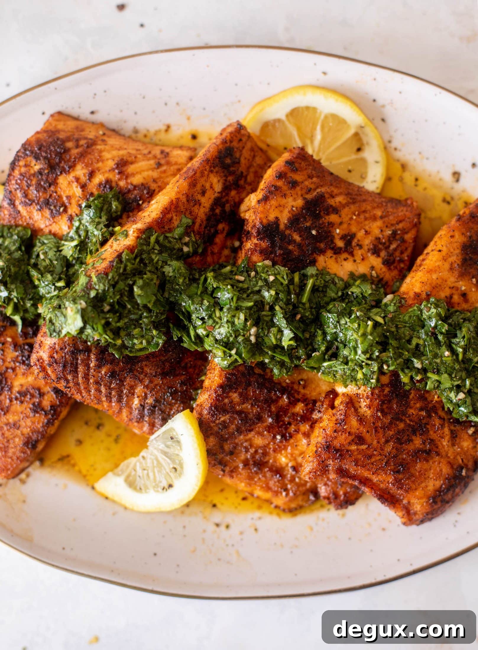 chimichurri salmon