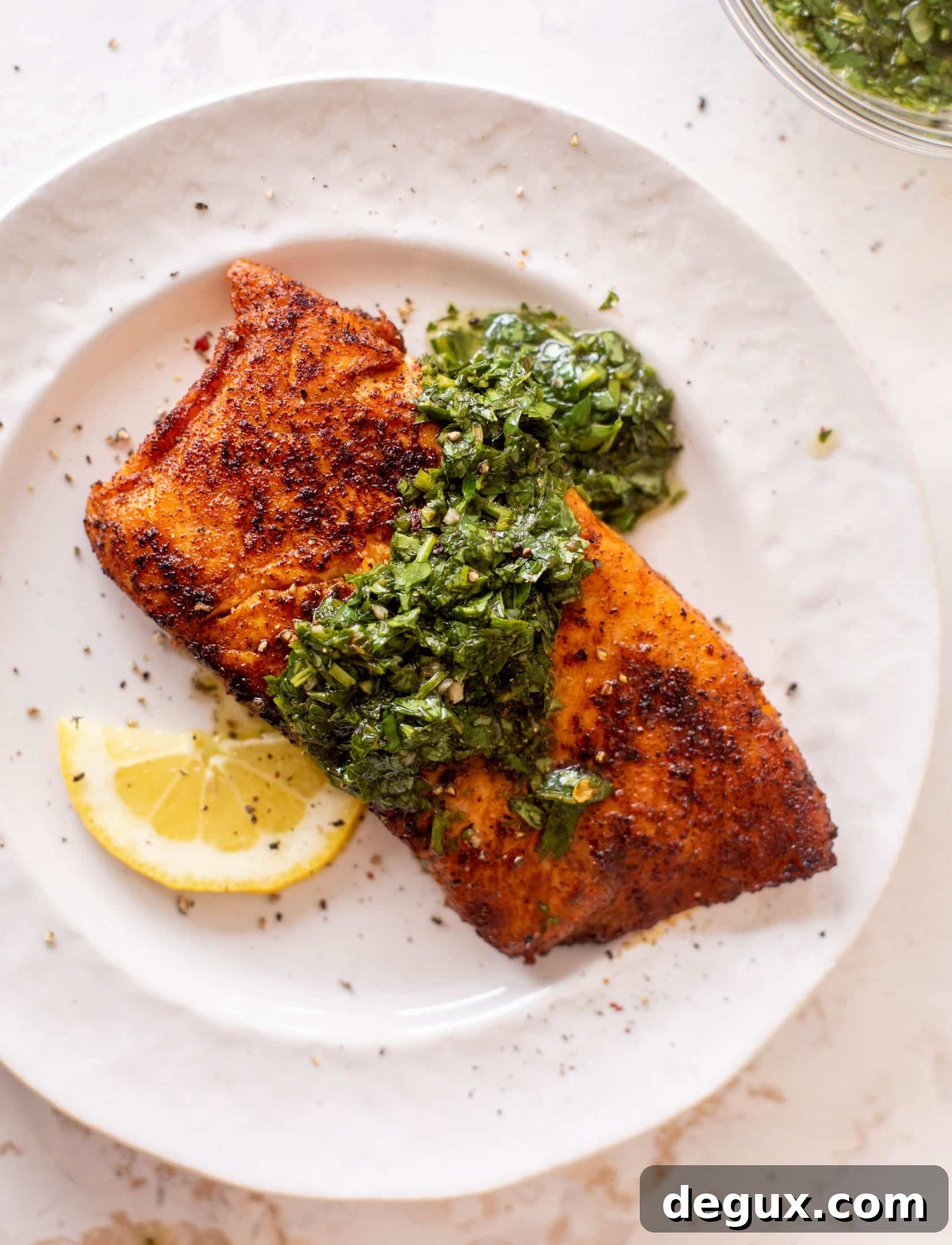 chimichurri salmon