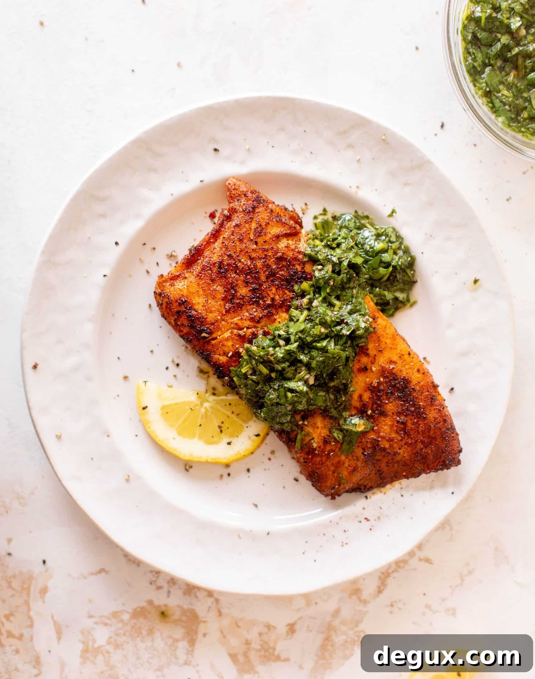 chimichurri salmon