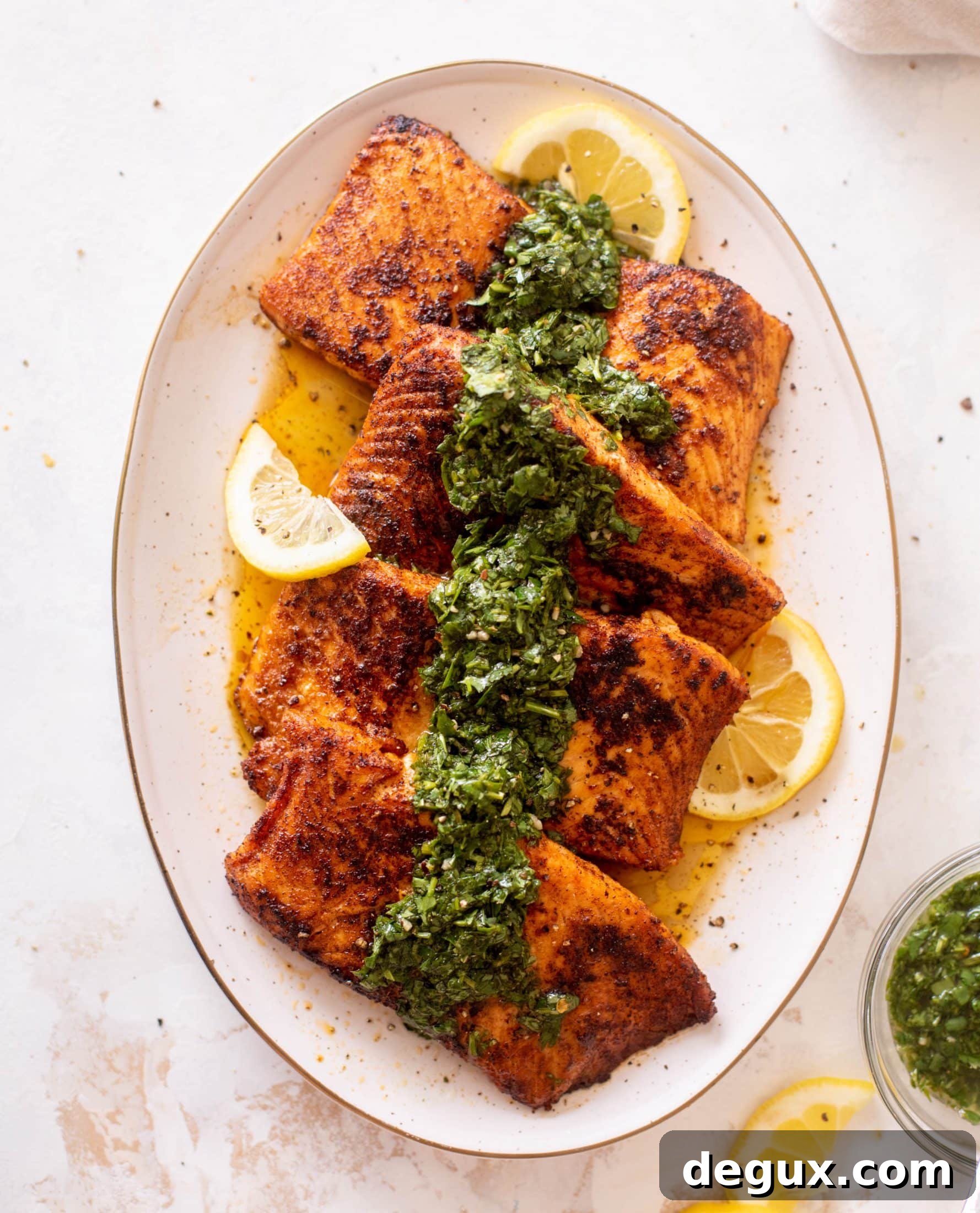 chimichurri salmon