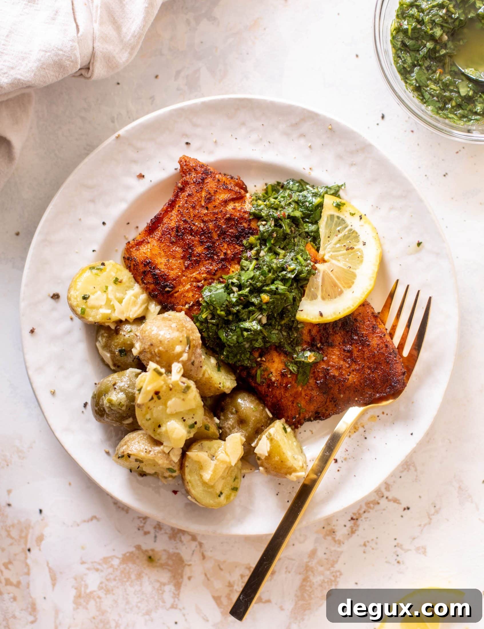 Lemon-Chive Potato Salad with Parmesan and Fresh Herbs 3 lemon chive potato salad