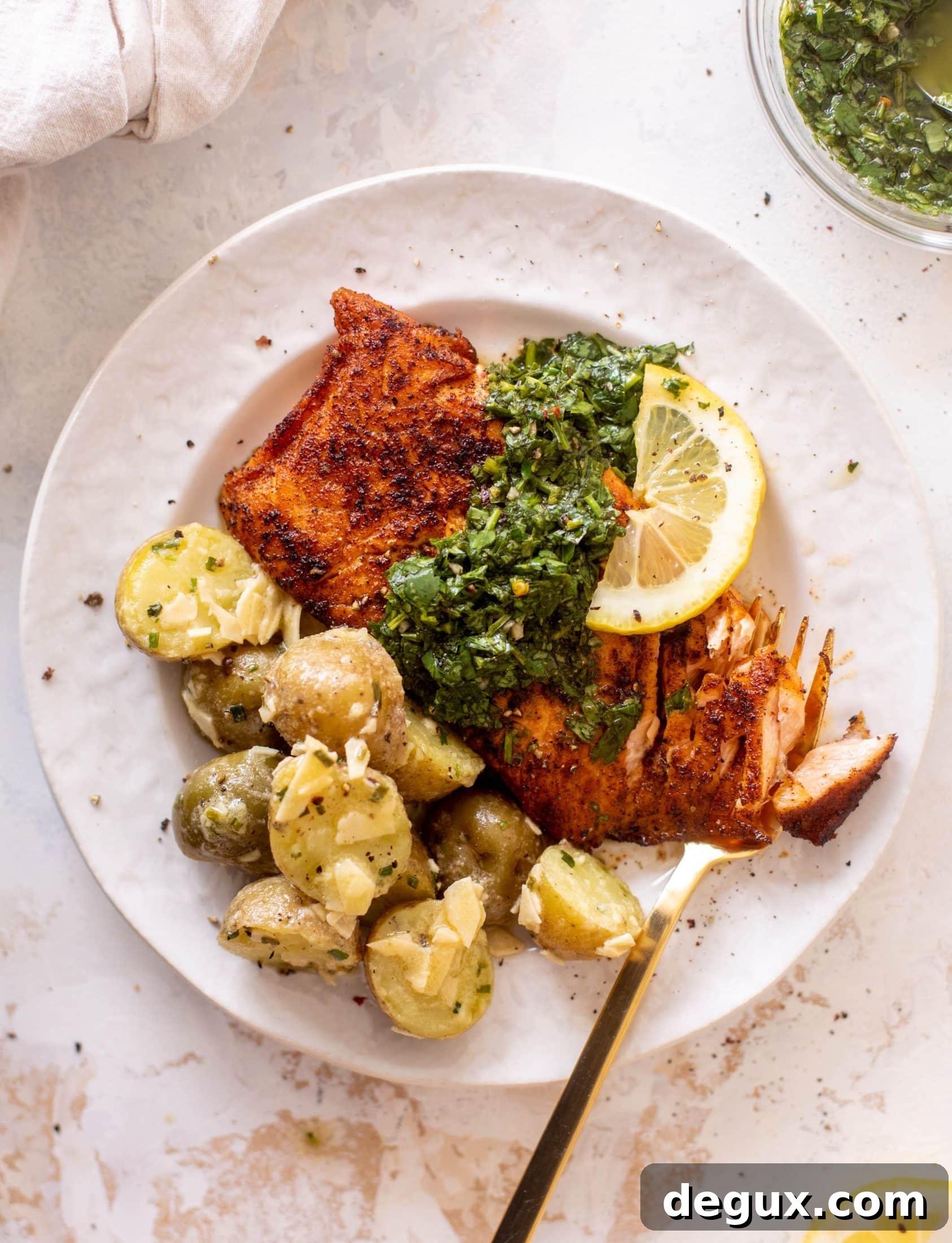 Lemon-Chive Potato Salad with Parmesan and Fresh Herbs 8 lemon chive potato salad
