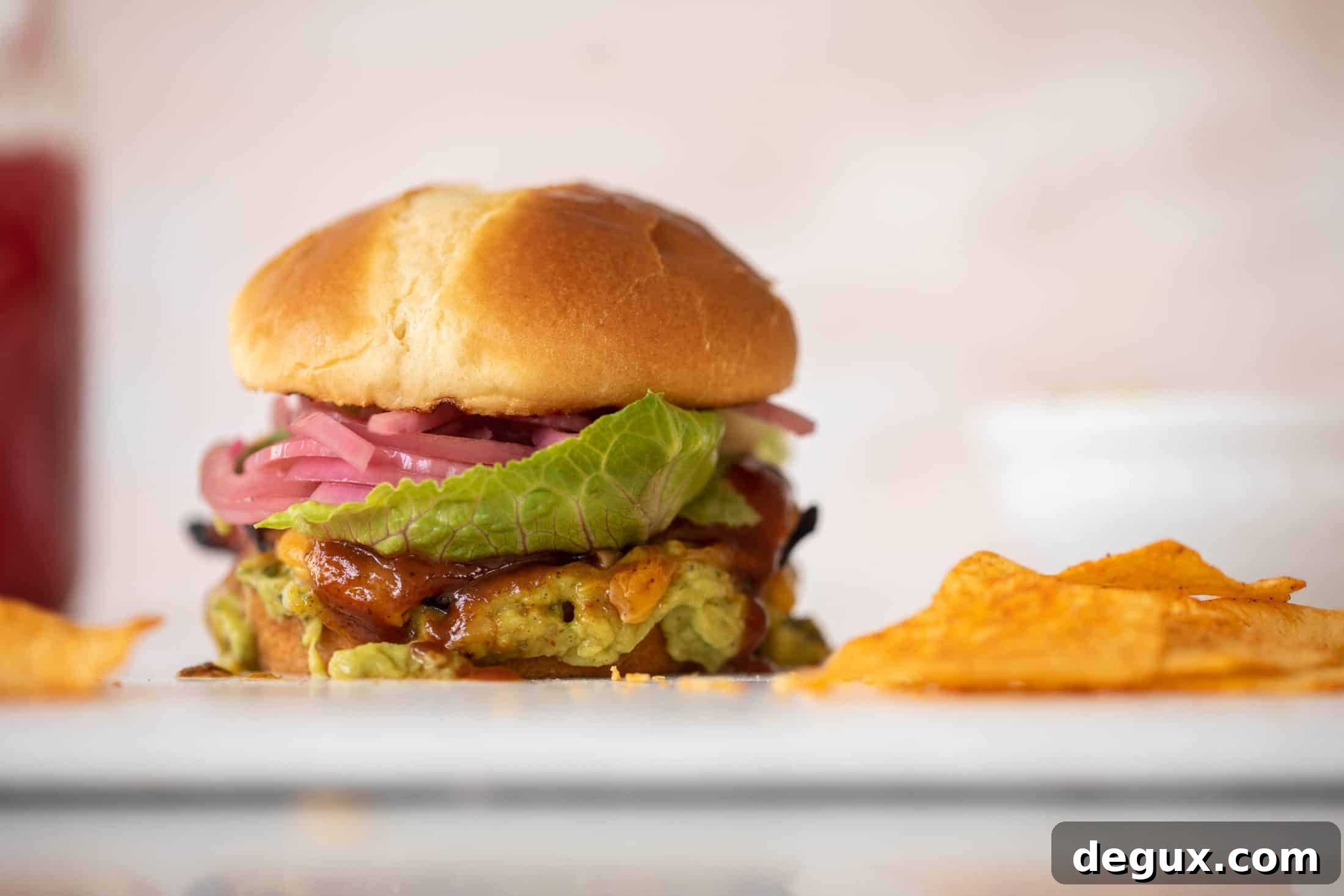 Grilled BBQ Chicken & Guacamole Sandwich Recipe 8 grilled BBQ chicken sandwiches