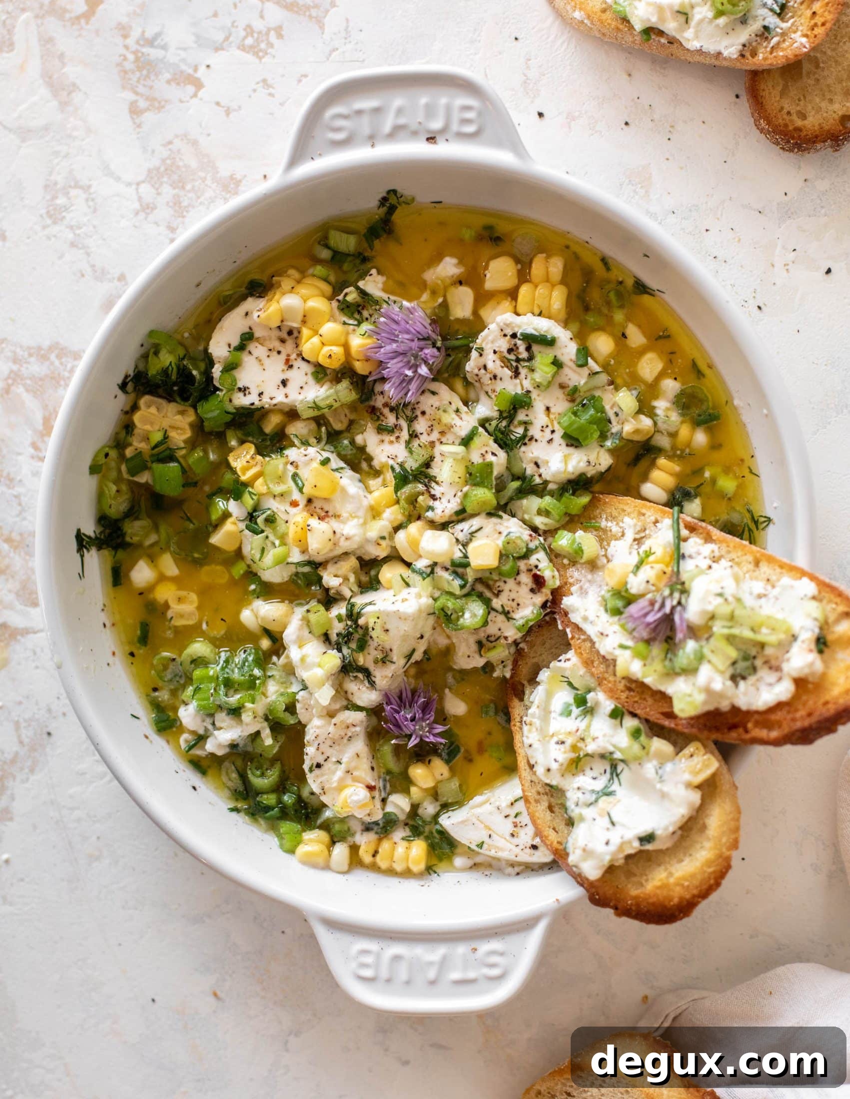 summer marinated goat cheese