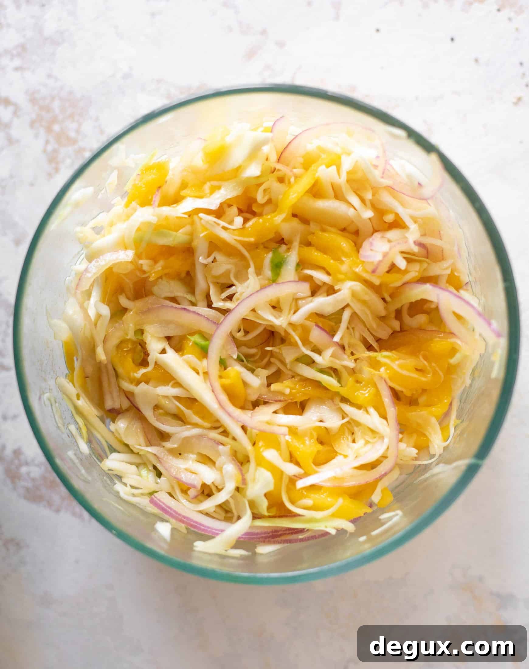 Chili-Lime Salmon Bites with Tangy Mango Slaw 4 chili lime salmon bites with mango slaw