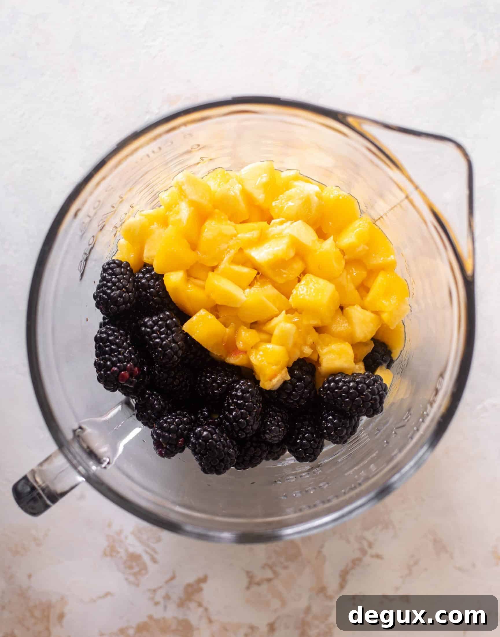 blackberry peach crisp