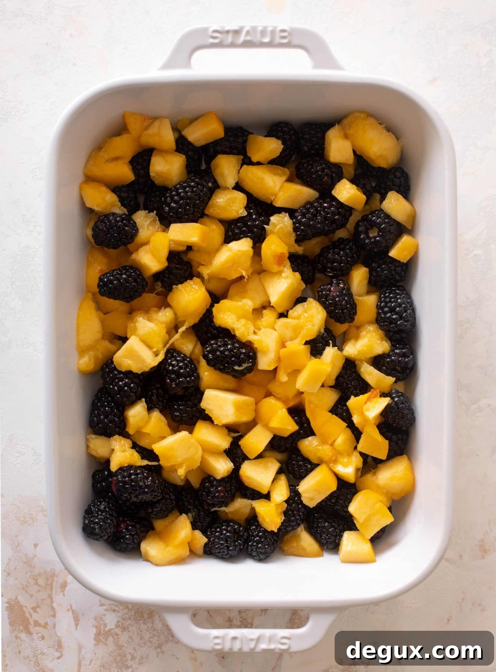 blackberry peach crisp