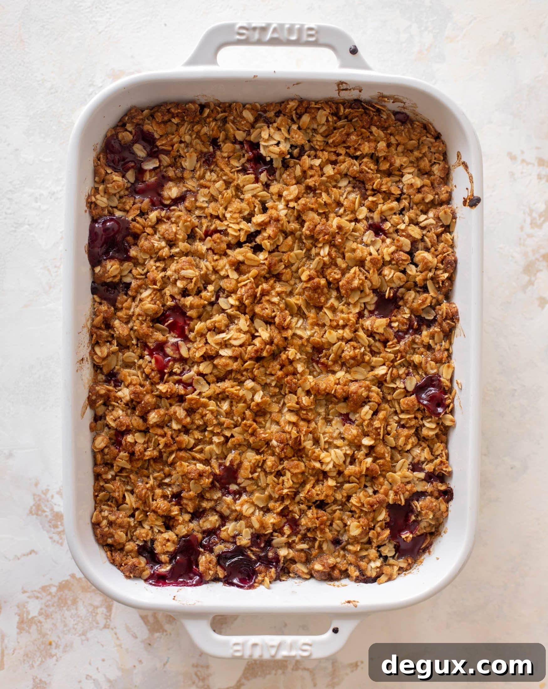 blackberry peach crisp