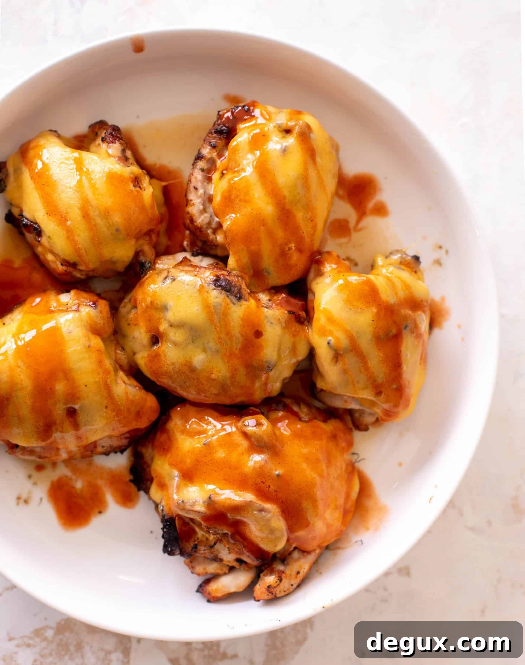 grilled buffalo chicken with corn salad