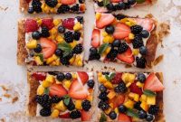 Puff Pastry Fruit Pizza with Cream Cheese Glaze