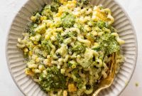 Creamy Corn and Zucchini Pasta Recipe