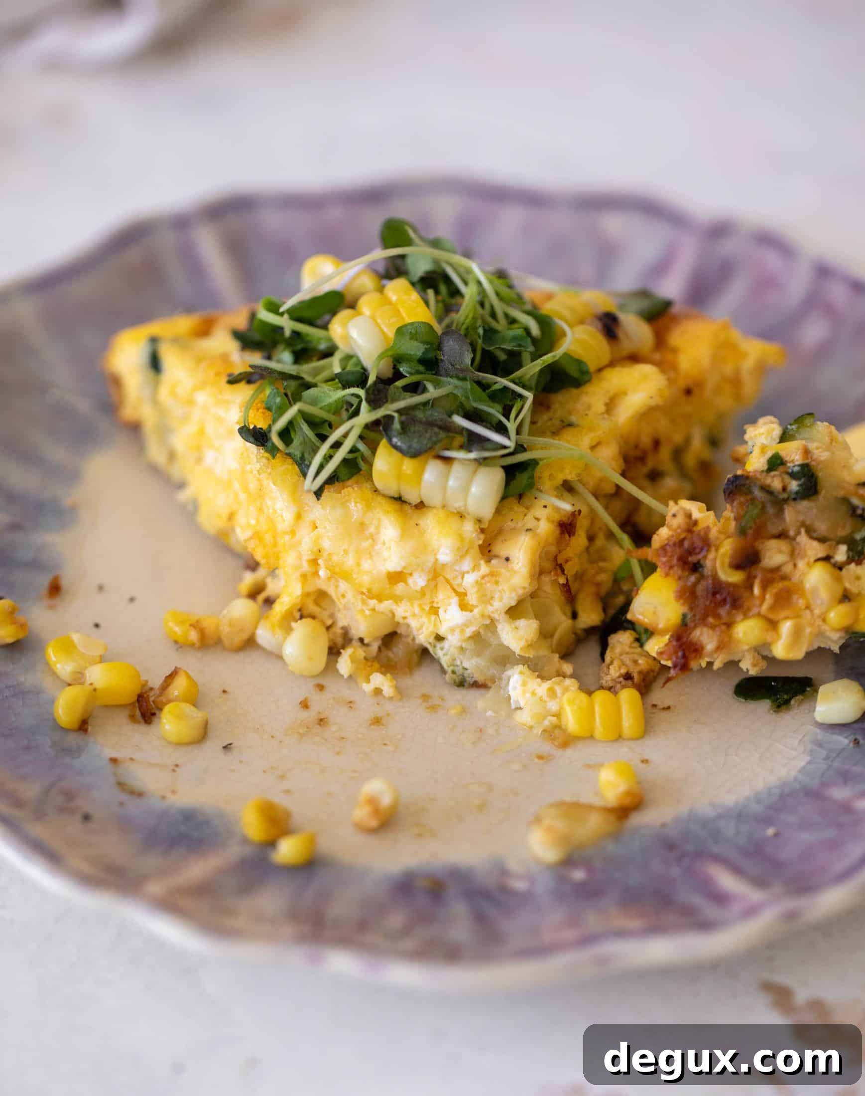 zucchini corn frittata