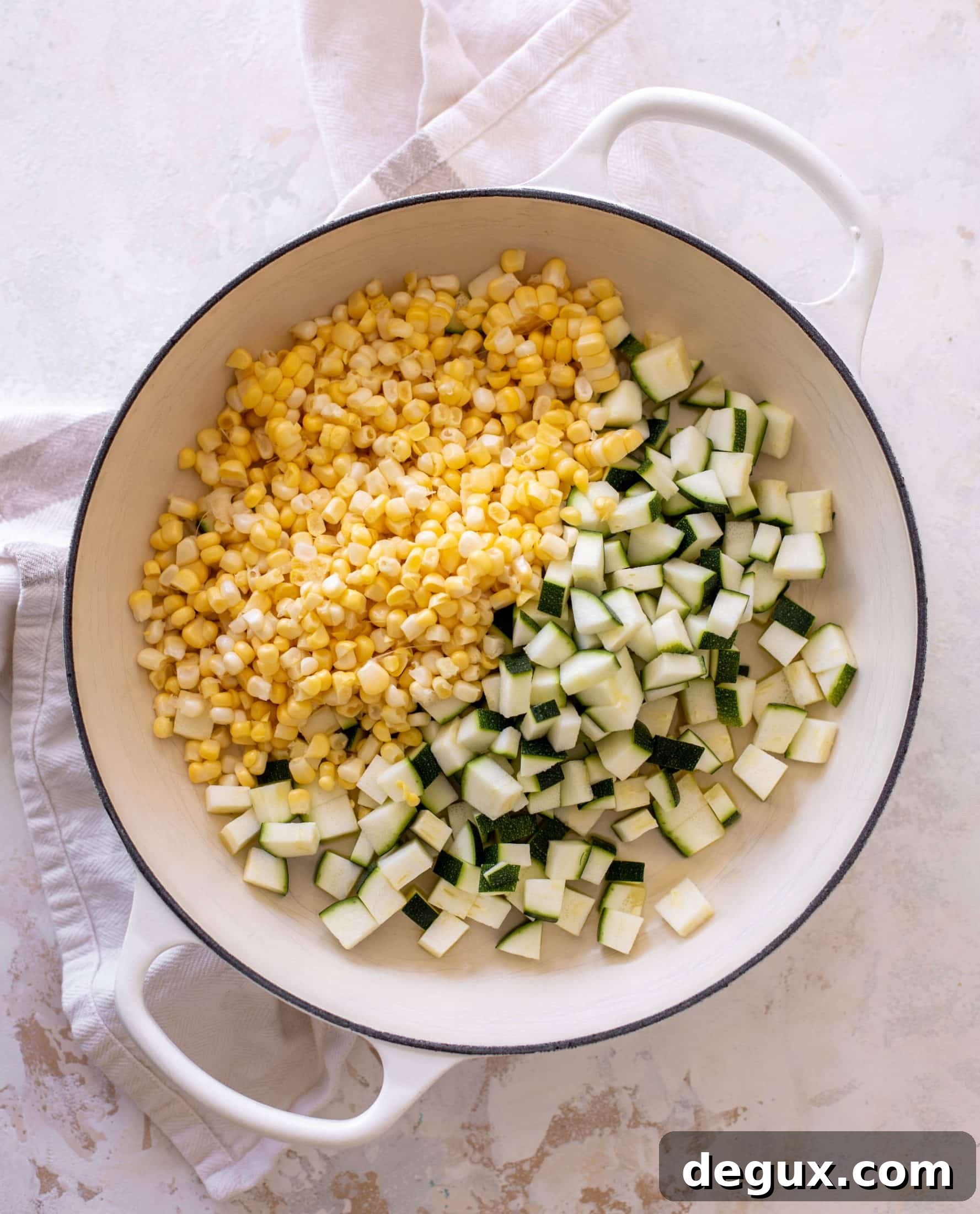zucchini corn frittata