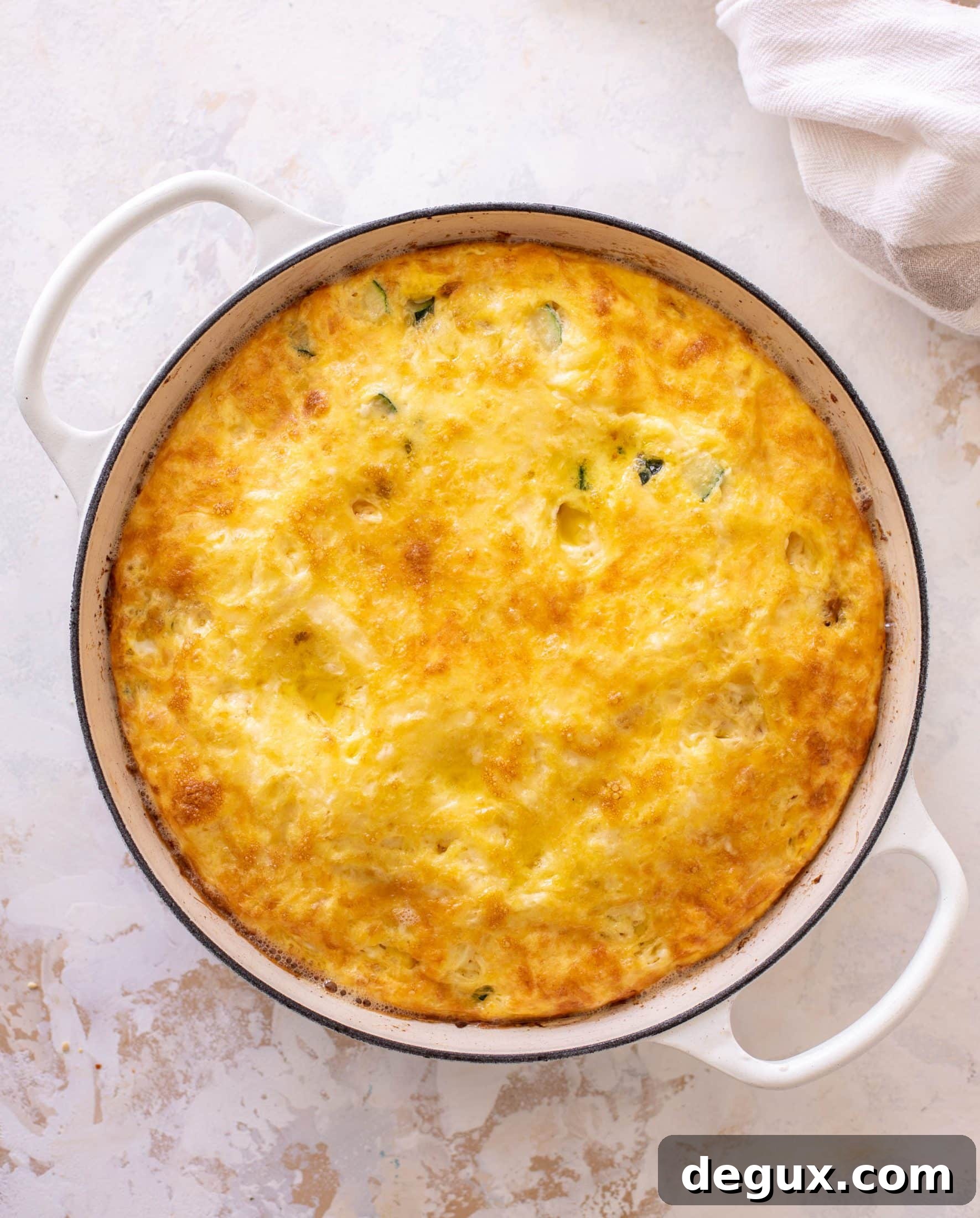 zucchini corn frittata