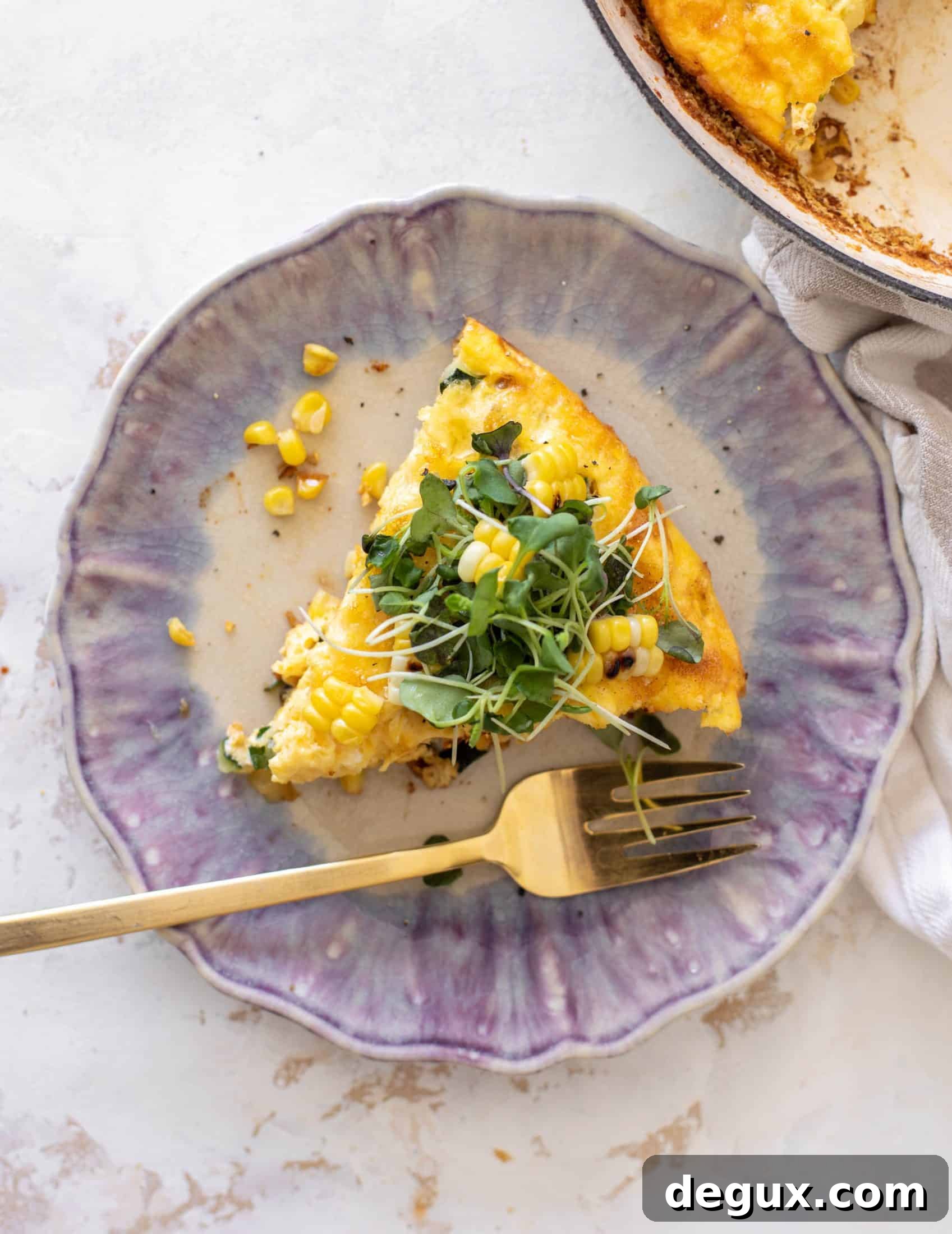 zucchini corn frittata