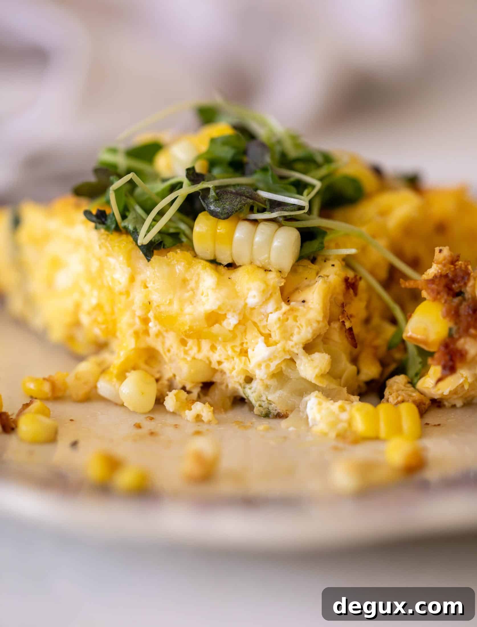 zucchini corn frittata