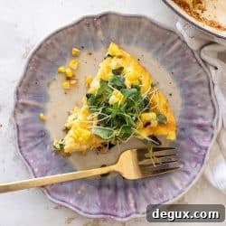 zucchini corn frittata