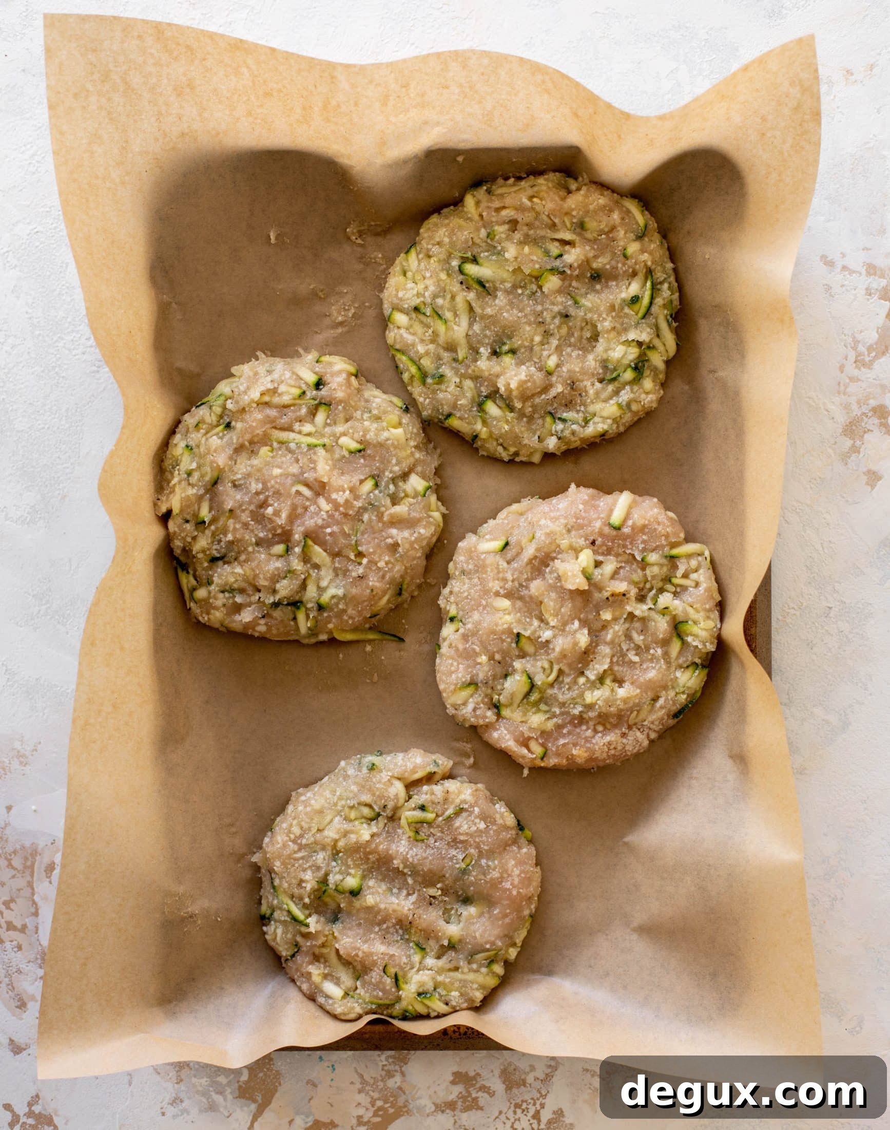 grilled zucchini chicken burgers