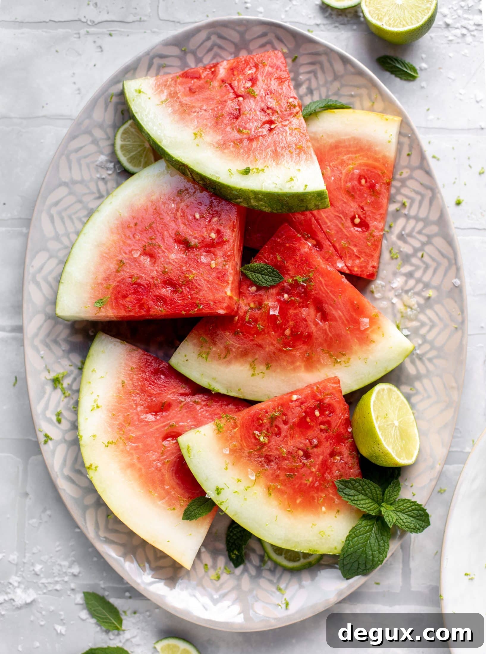 Mojito watermelon wedges