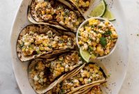 Street Corn Tacos with Spiced Ground Beef