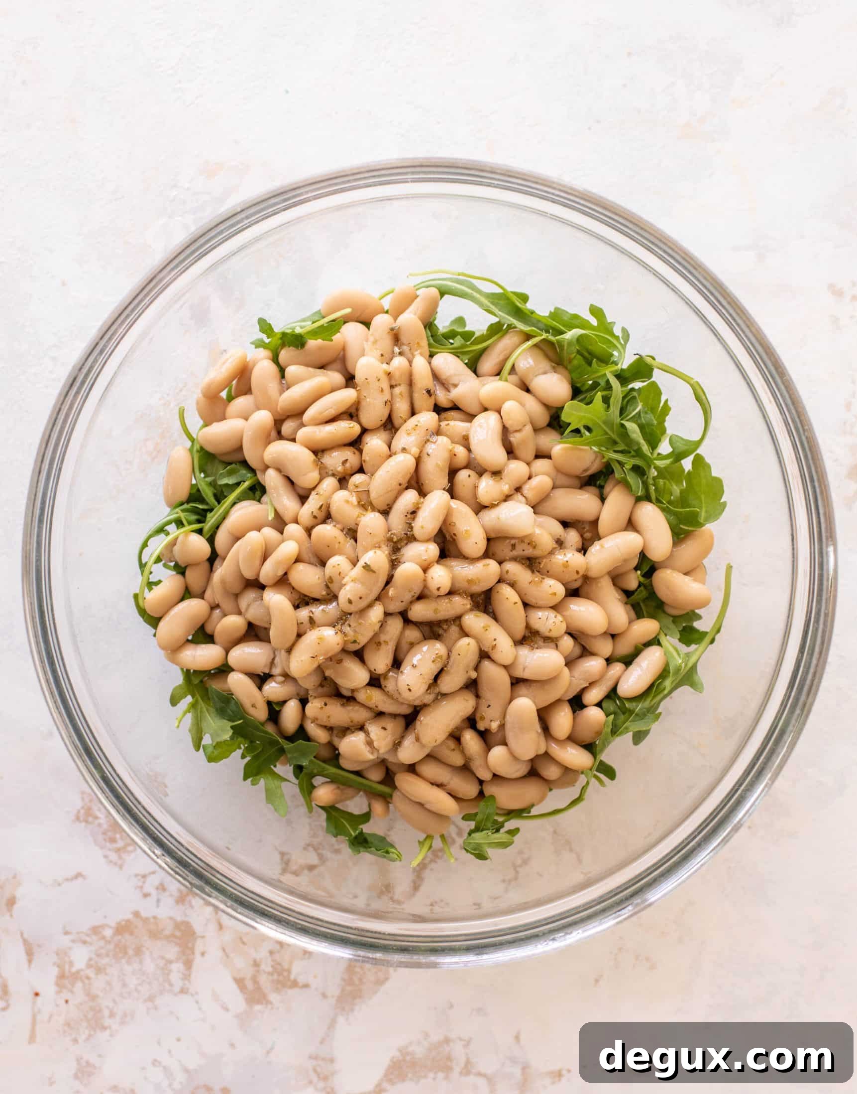 summer salami white bean salad