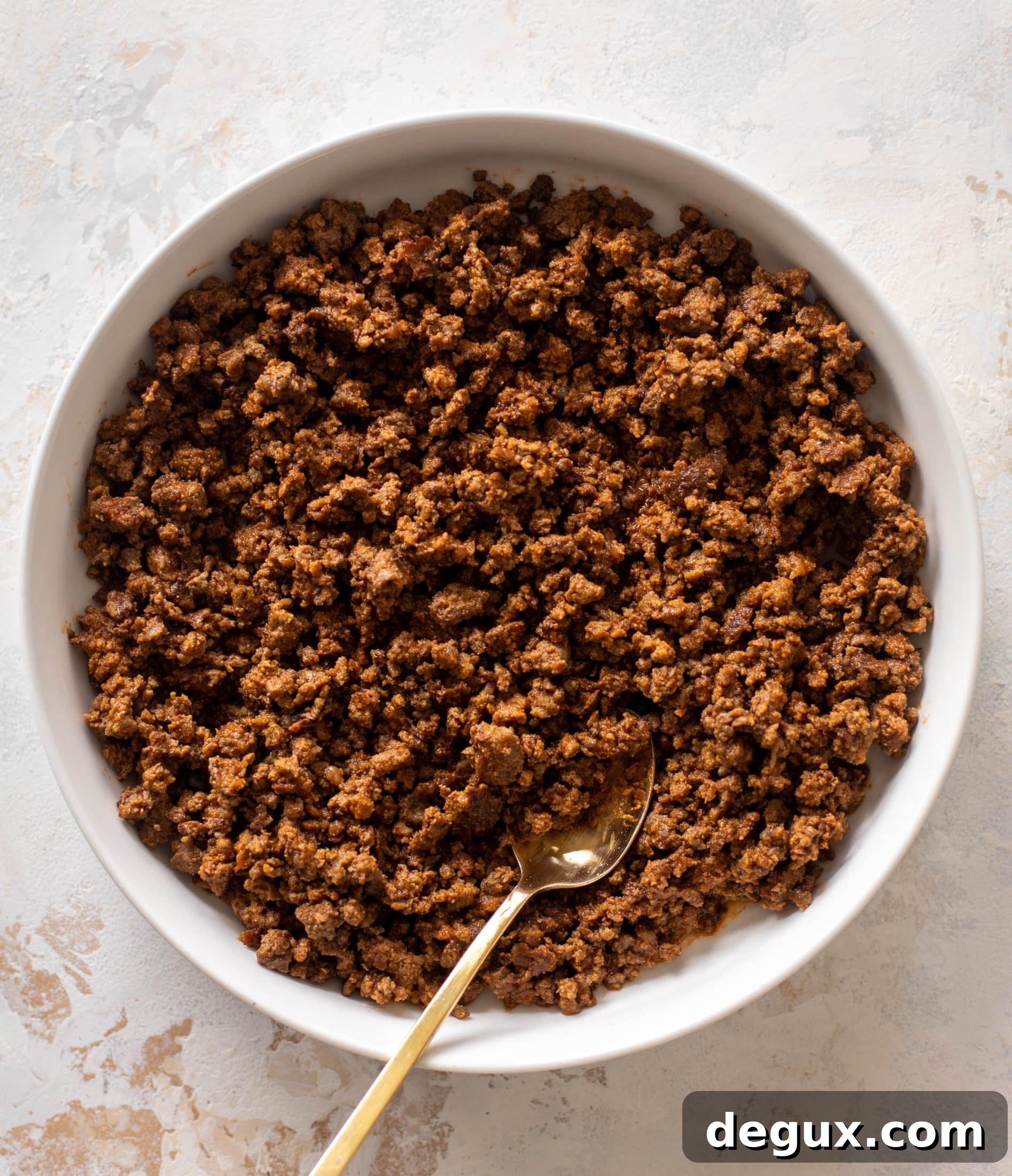 creamy street corn beef tacos