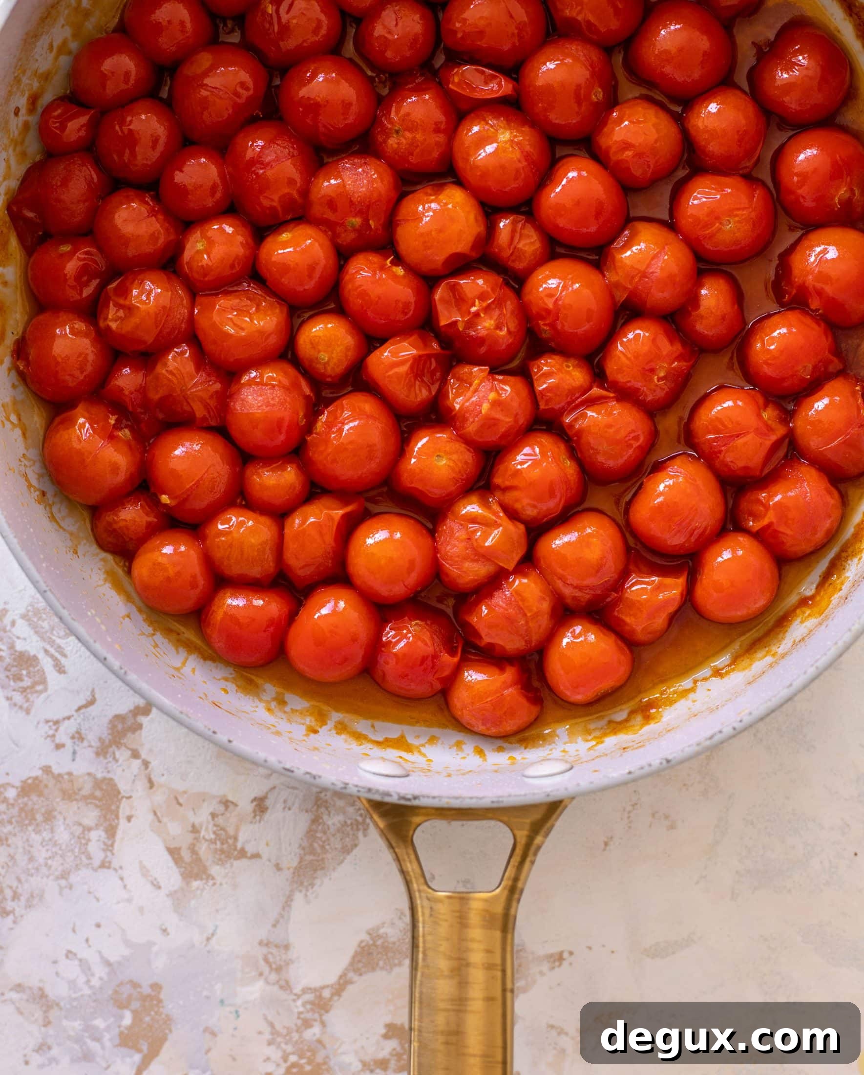 white bean dip with burst tomatoes