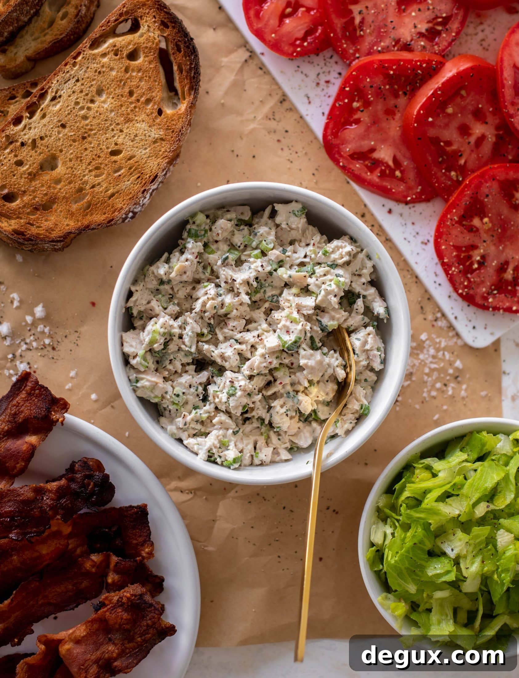 chicken salad BLT