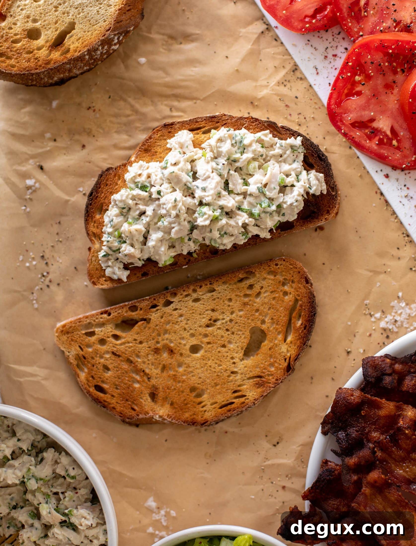 chicken salad BLT