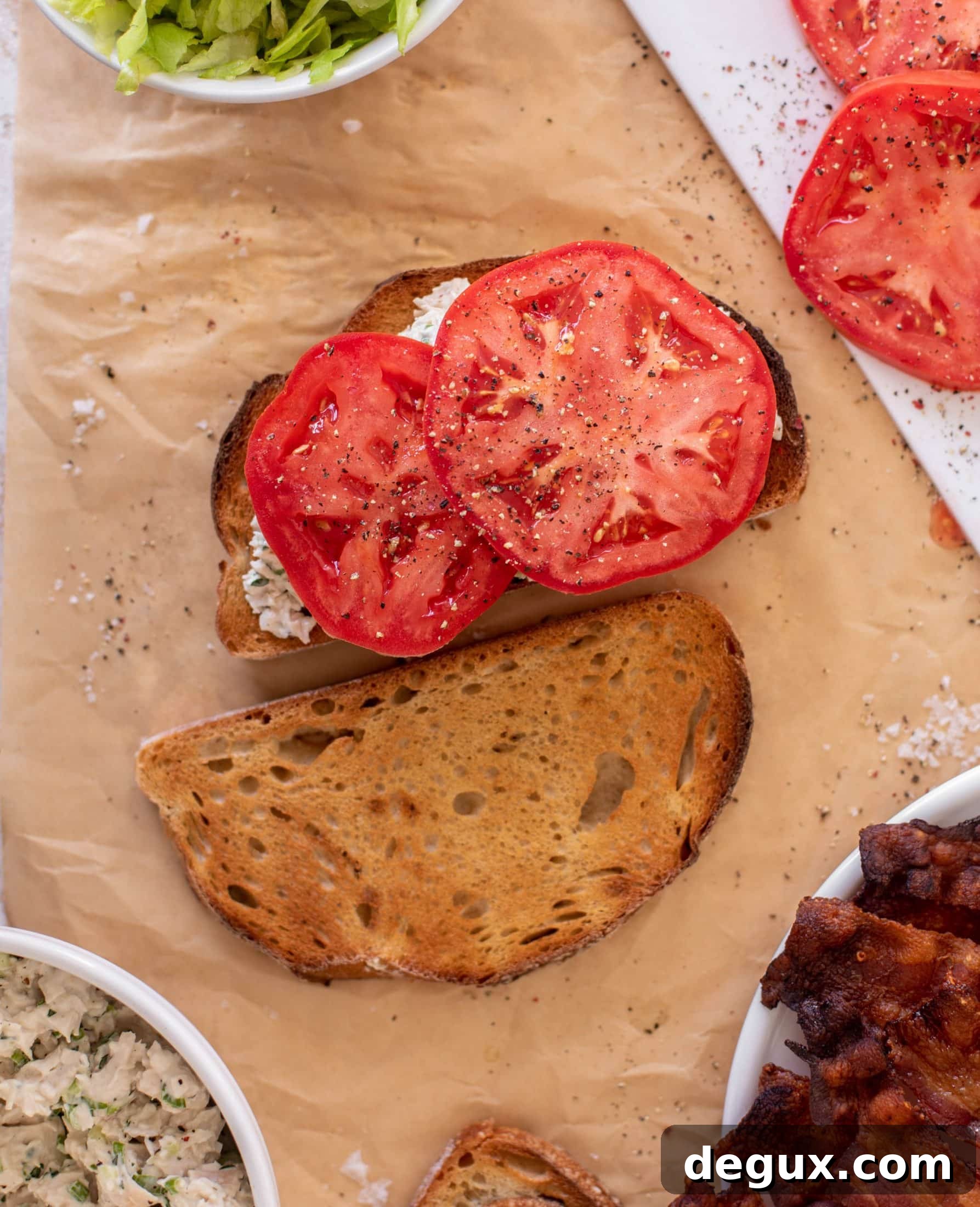 chicken salad BLT
