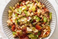 Chopped BLT Mini Pasta Salad Recipe