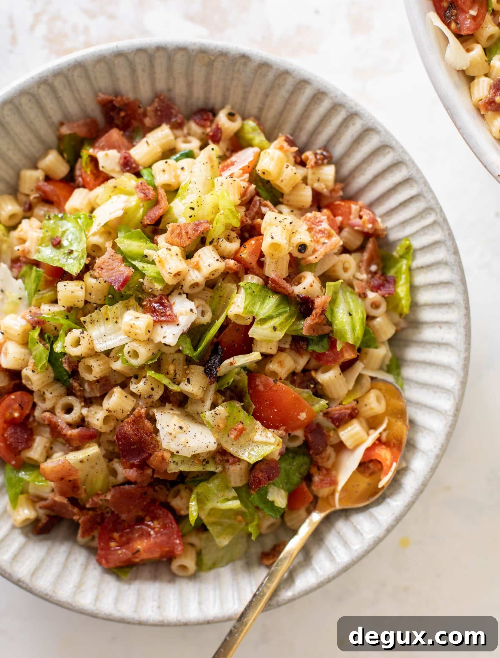 Chopped BLT Mini Pasta Salad Recipe 10 chopped BLT tiny pasta salad