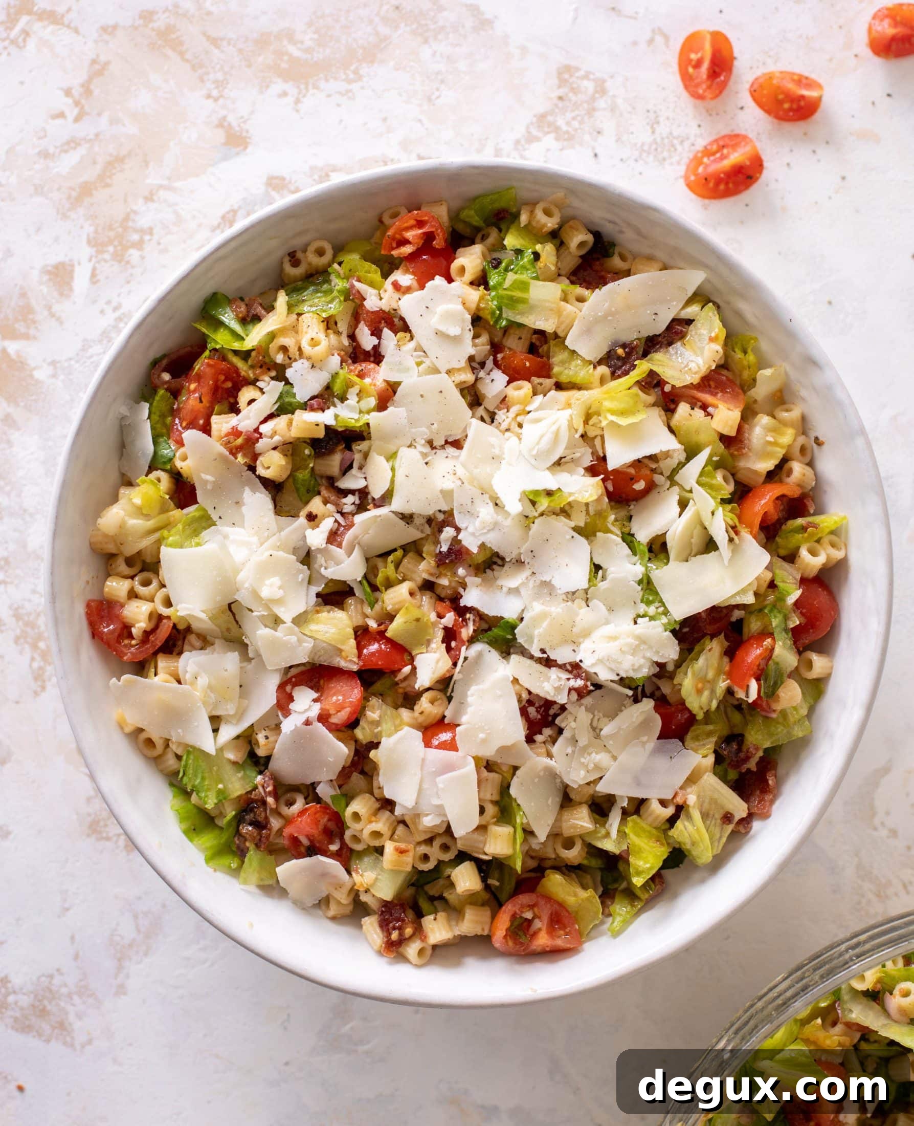 Chopped BLT Mini Pasta Salad Recipe 8 chopped BLT tiny pasta salad